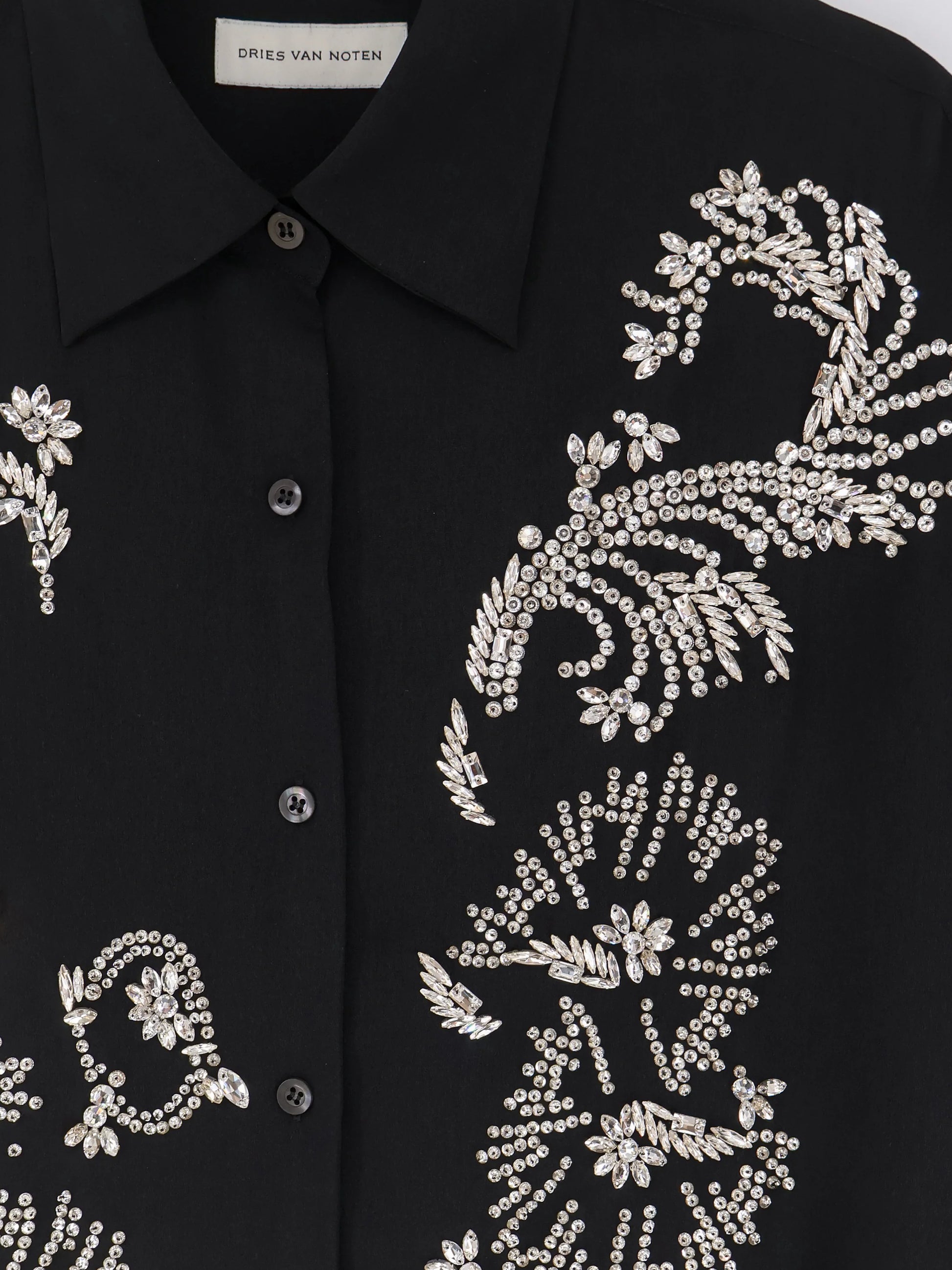 Casia shirt with rhinestones