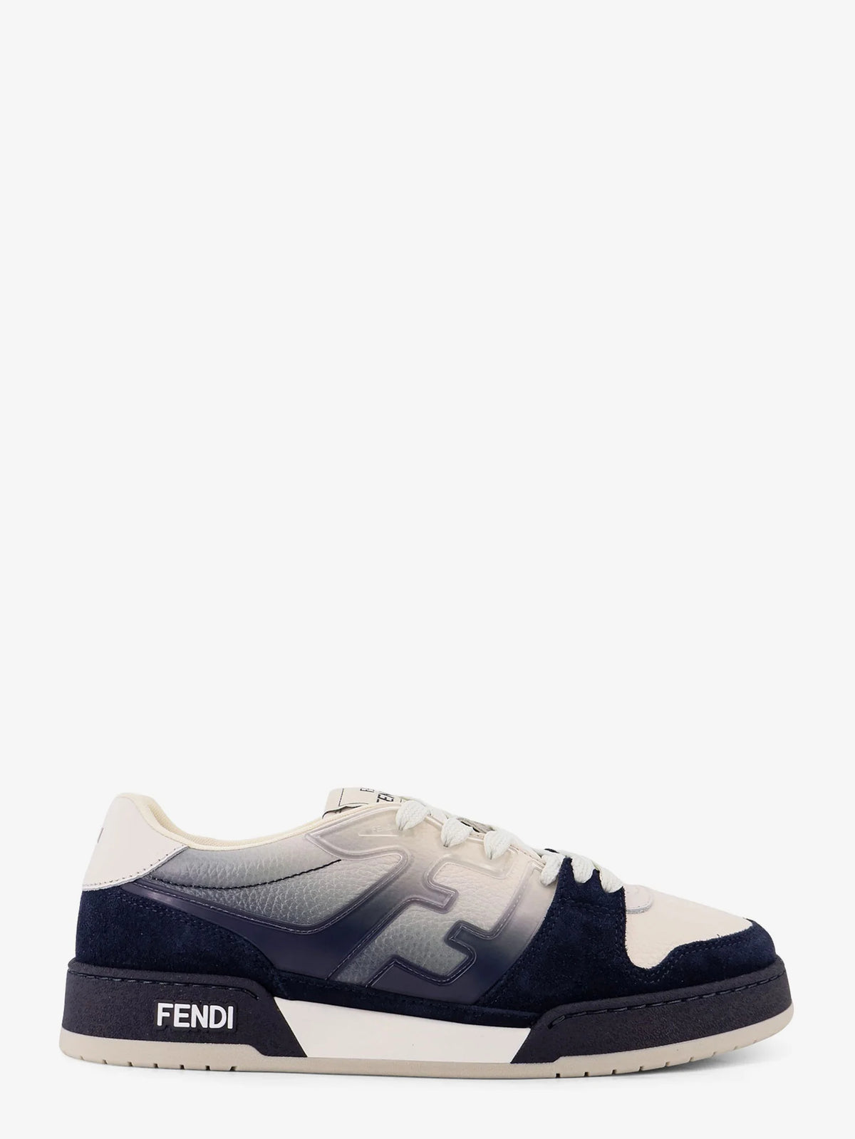 Fendi Match sneakers in FF jacquard fabric and suede