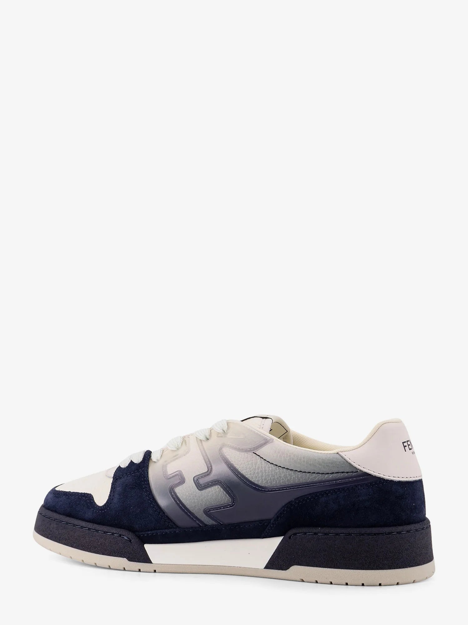Fendi Match sneakers in FF jacquard fabric and suede