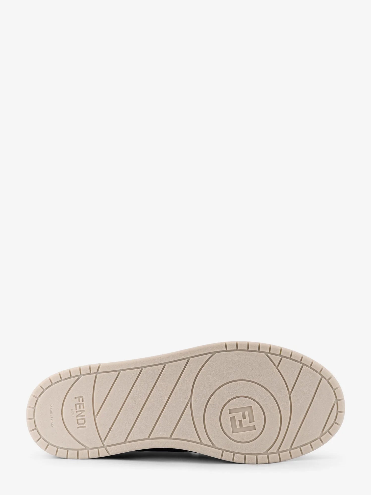 Fendi Match sneakers in FF jacquard fabric and suede