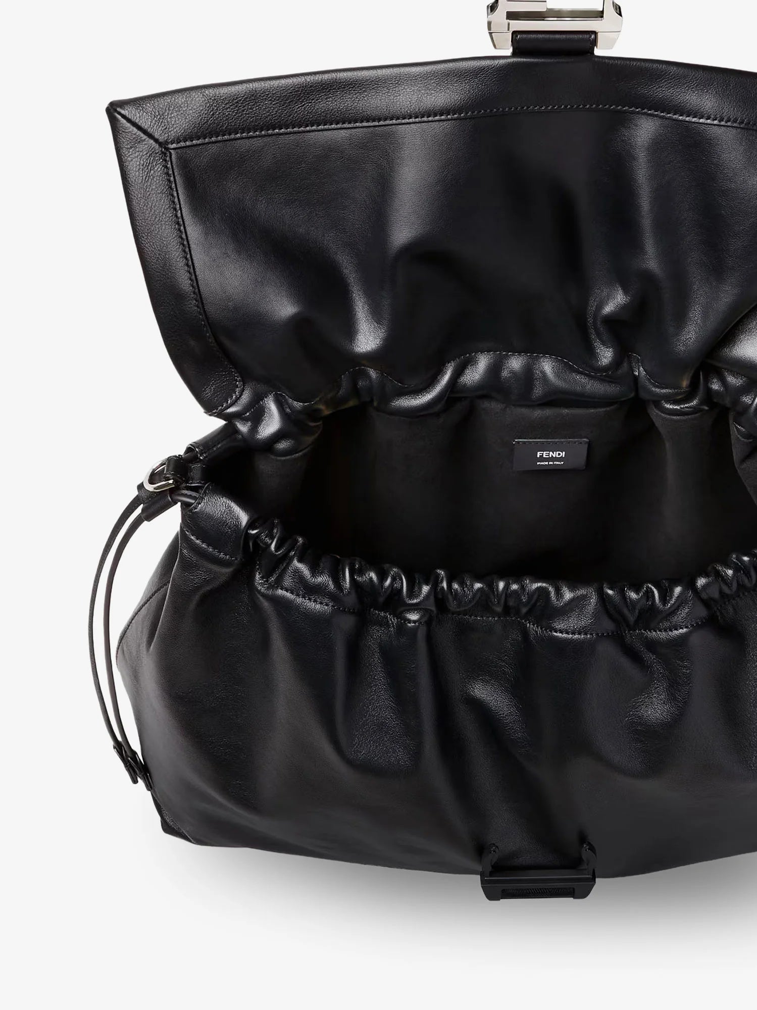 Fendi Flux Maxi Messenger leather shoulder bag