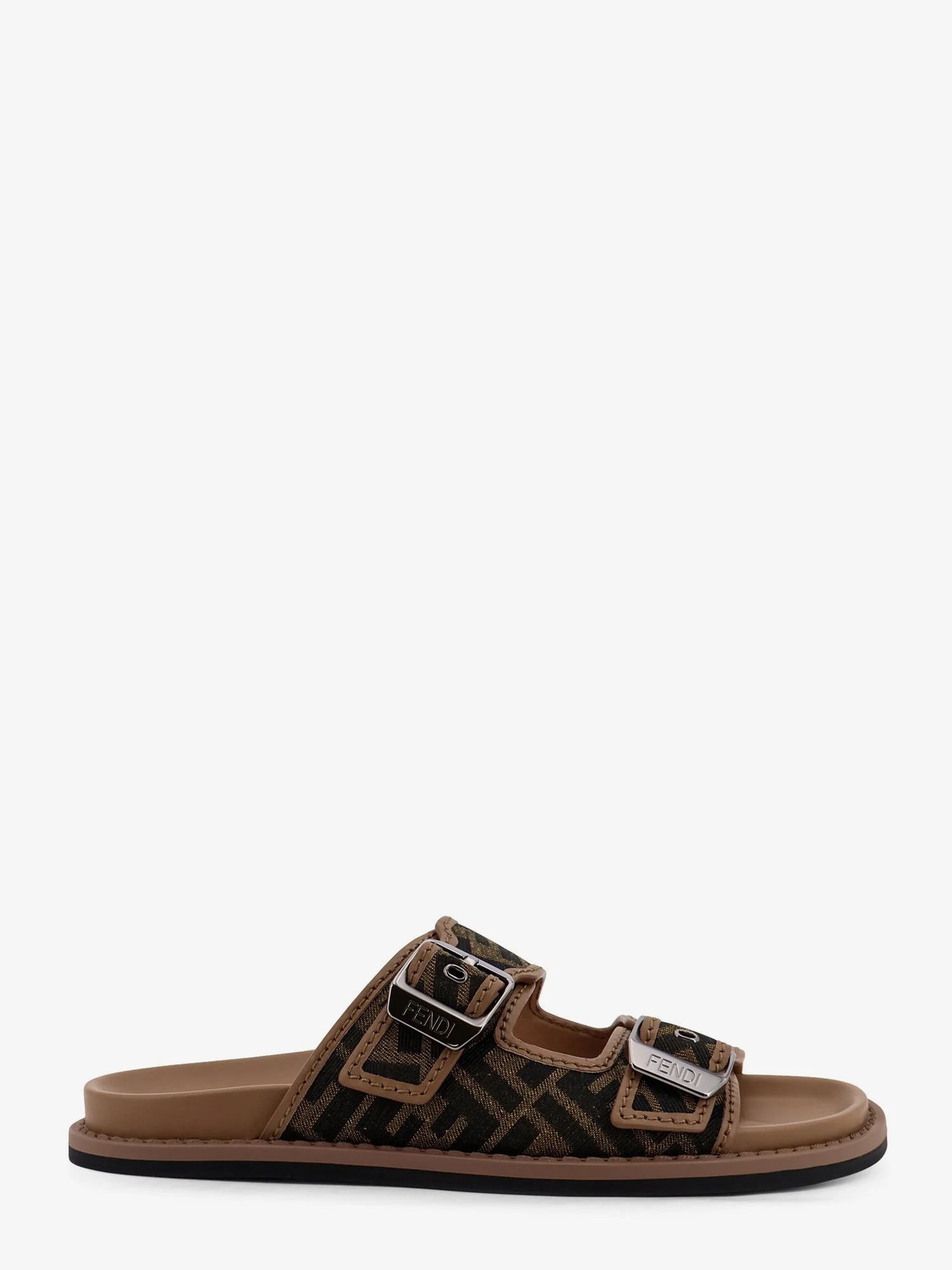 Feel sandals in FF jacquard fabric