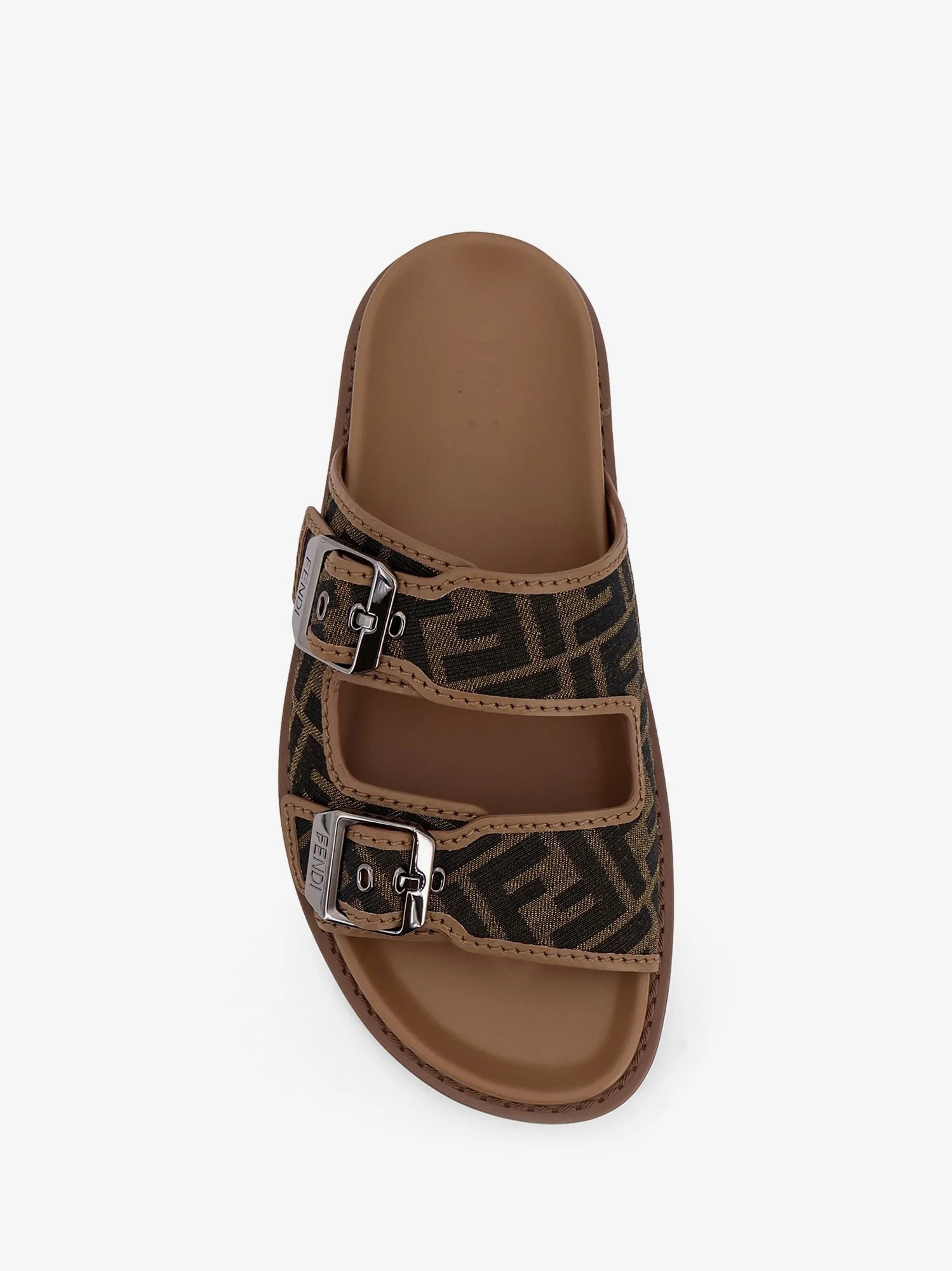 Feel sandals in FF jacquard fabric