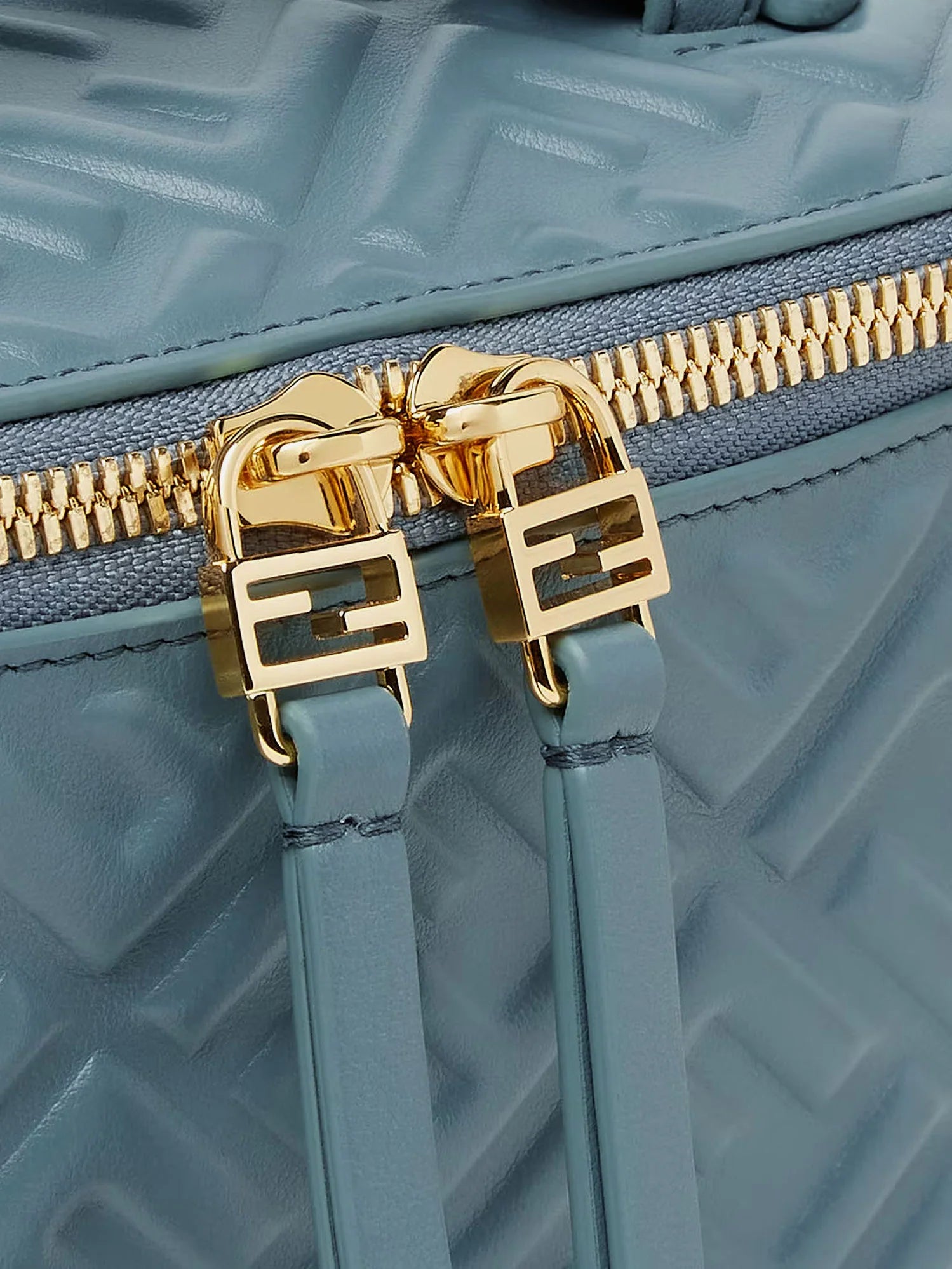 Fendi Vanity leather crossbody bag with FF motif