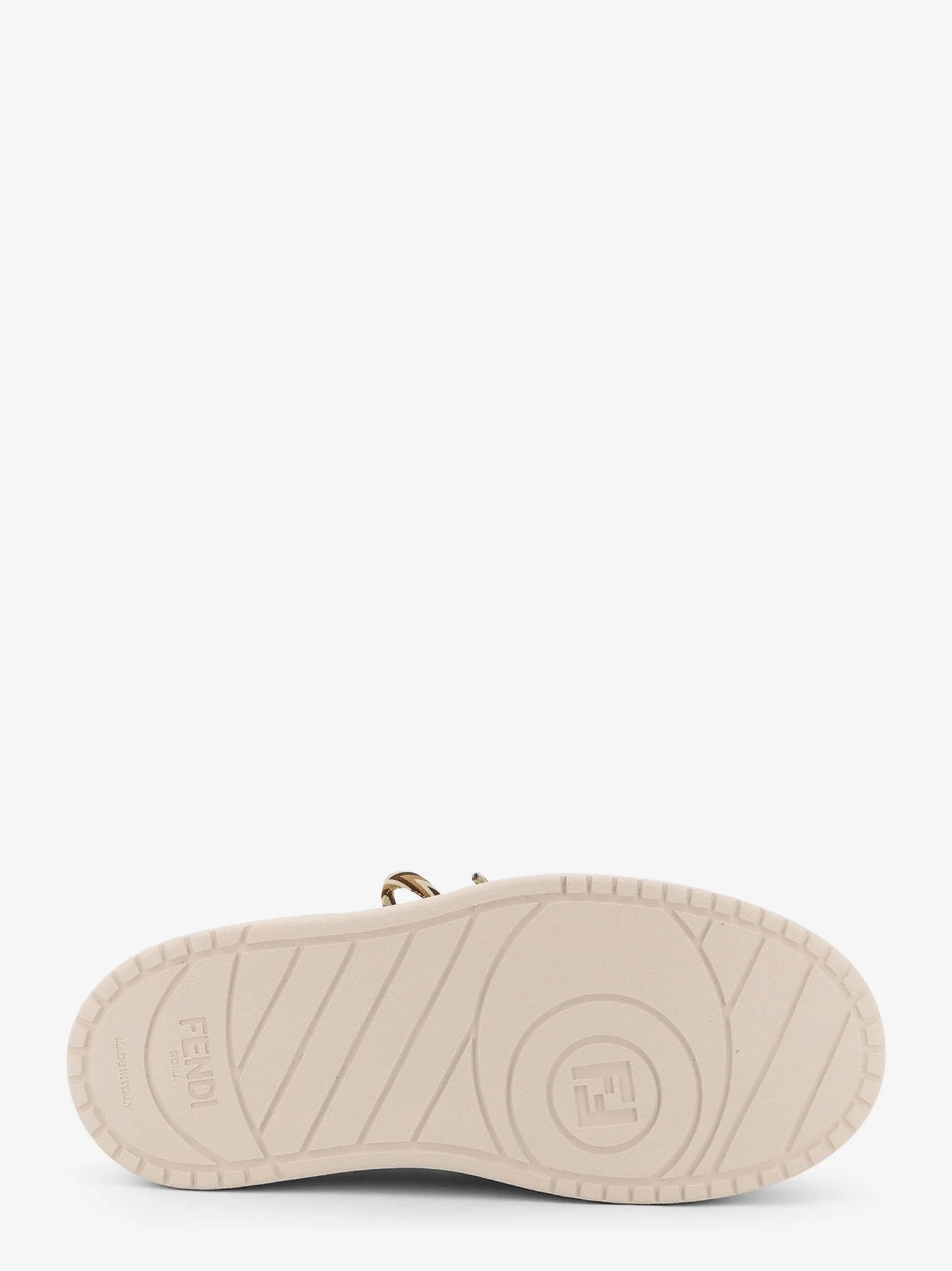 Fendi Match leather platform sneakers with charms