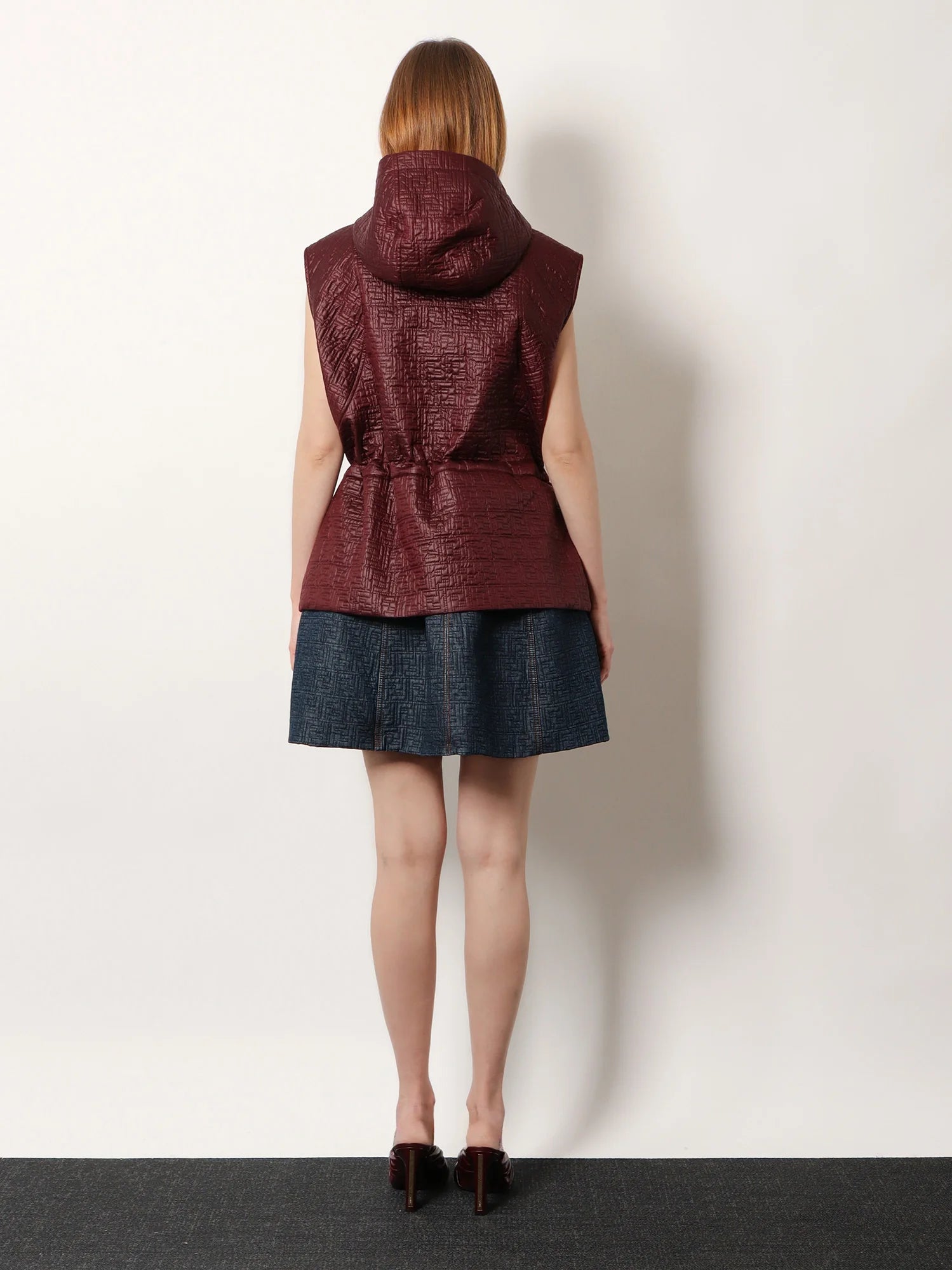 Quilted nylon vest