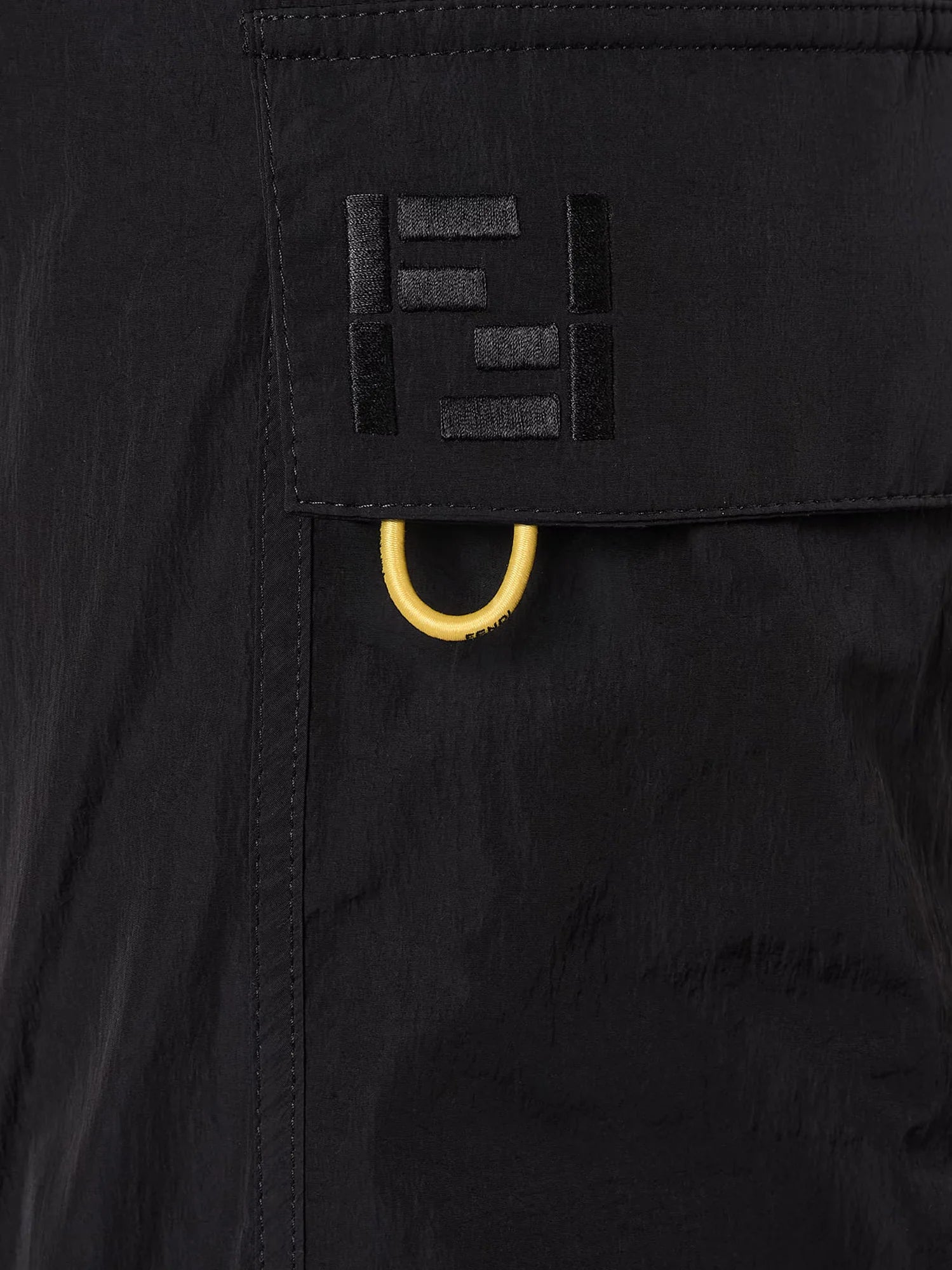 Cargo nylon trousers
