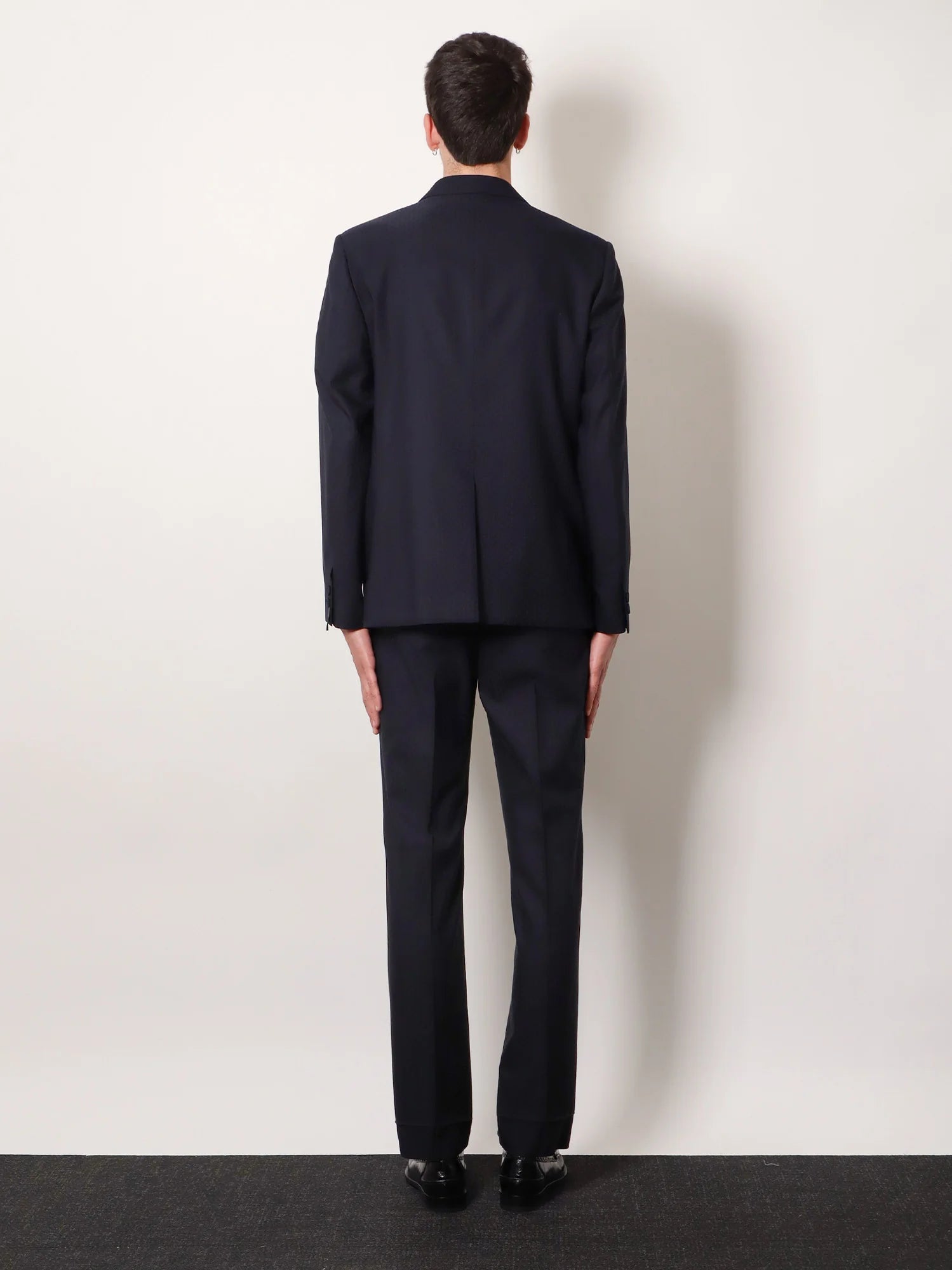 Formal wool and cotton blazer