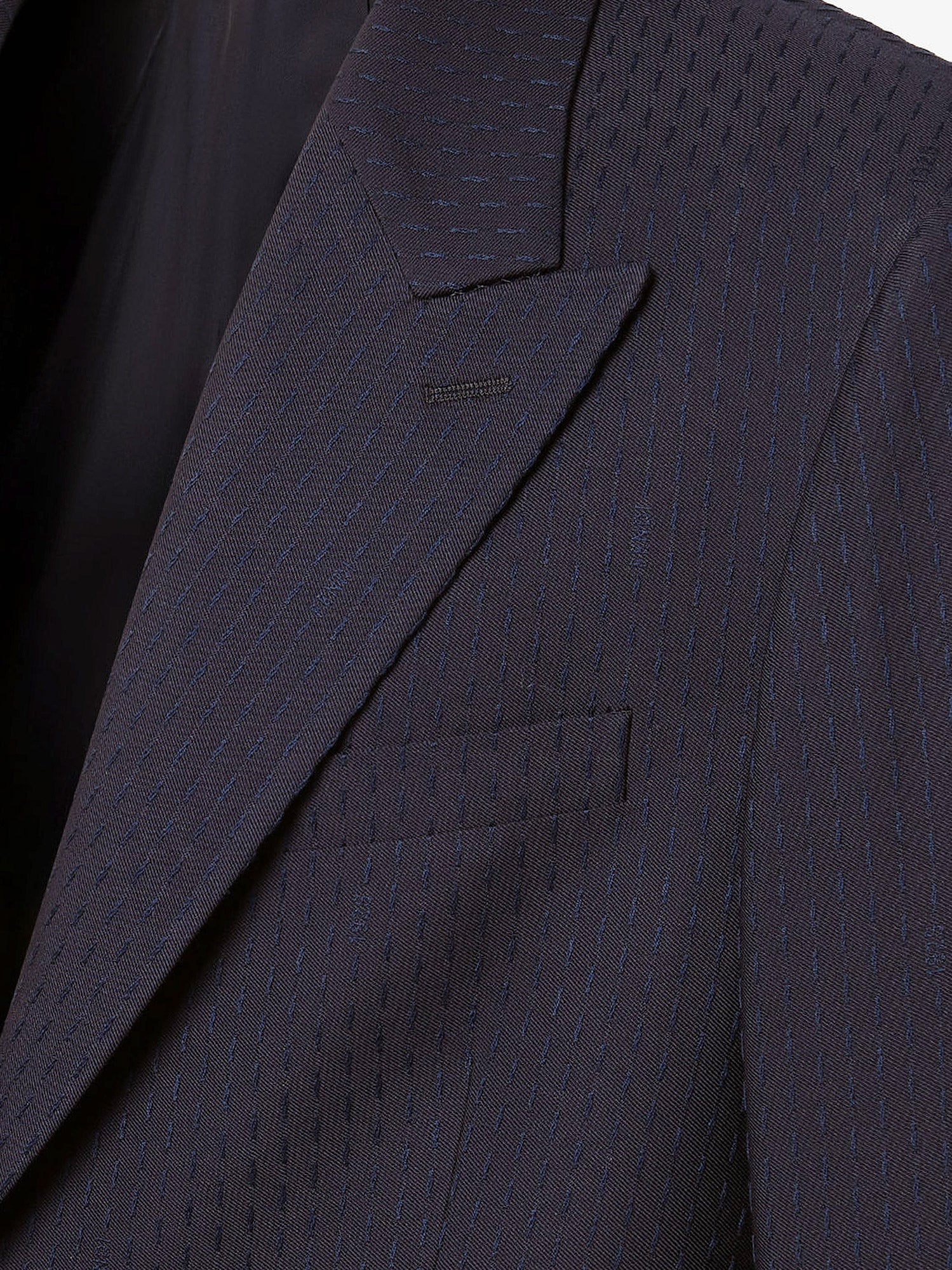 Formal wool and cotton blazer