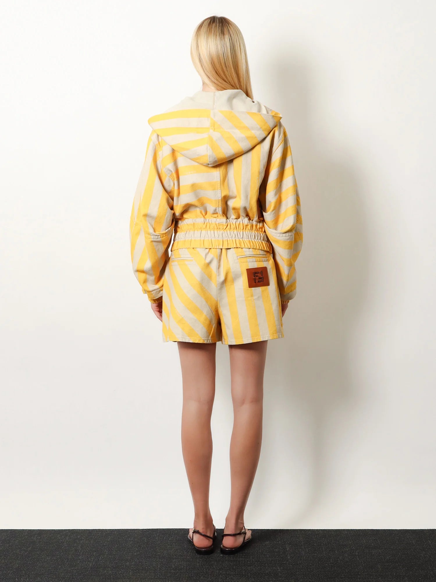 Cotton and linen jacket