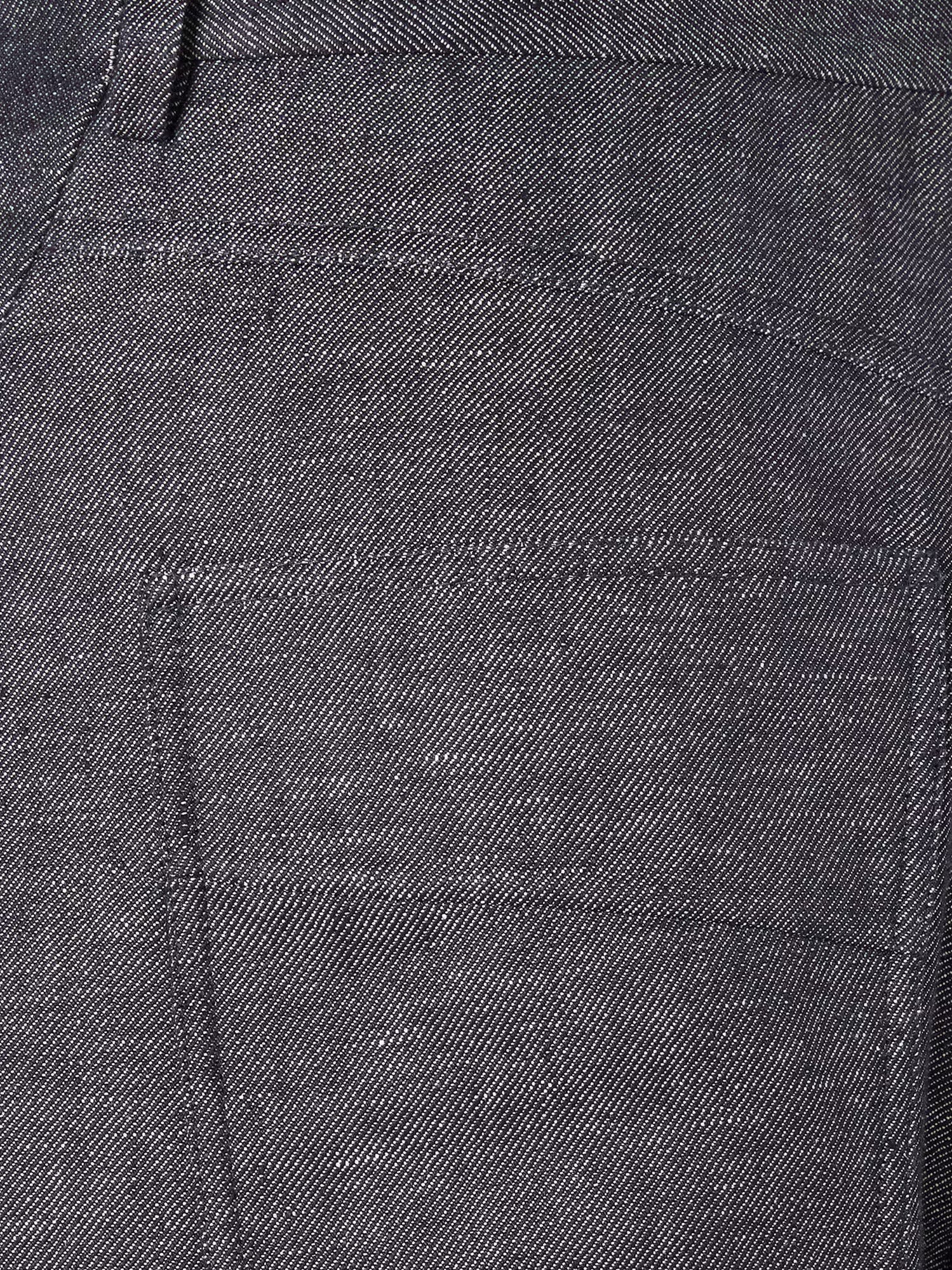 Relaxed linen, cotton and silk jeans