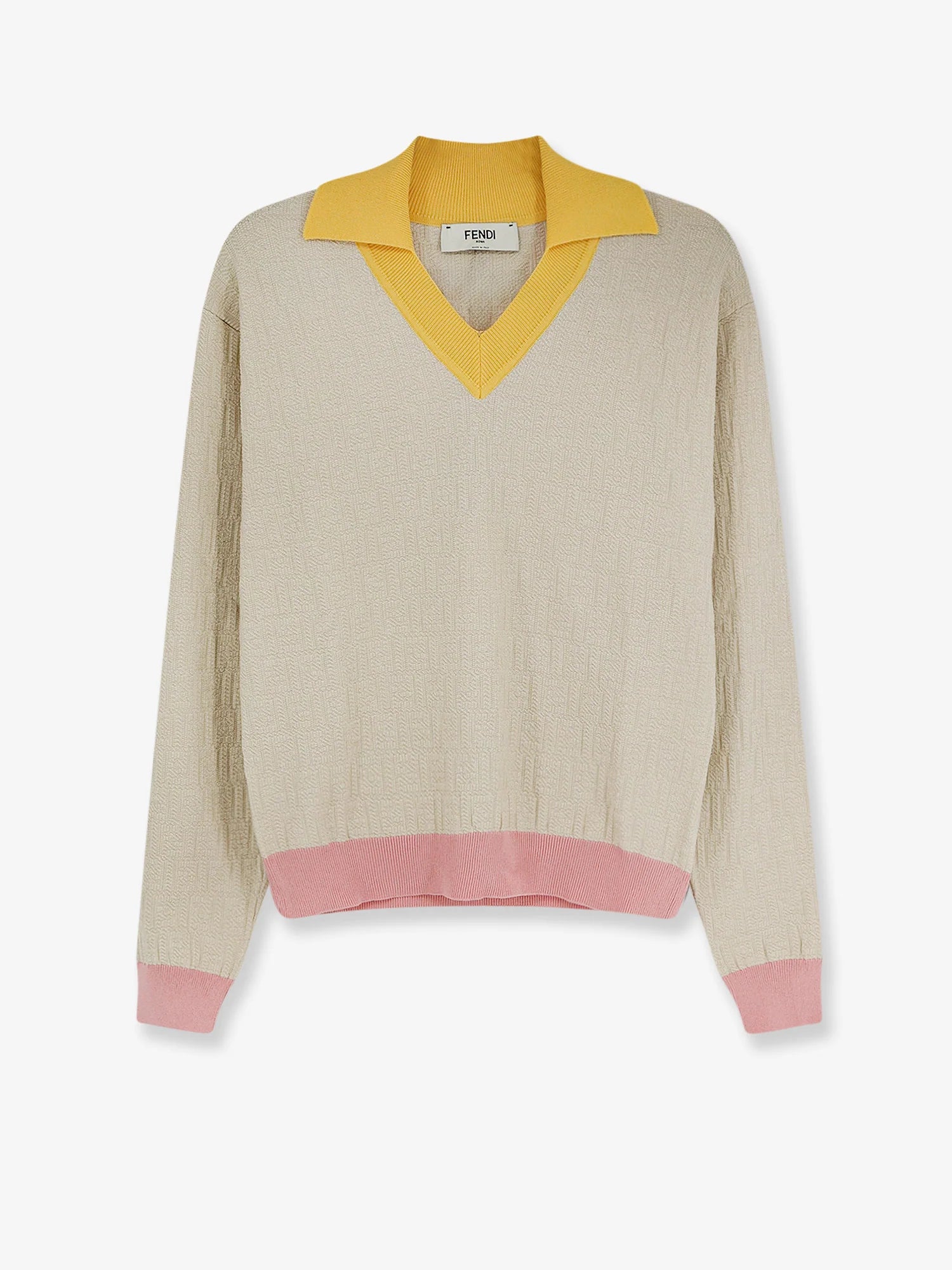 Cotton and silk sweater