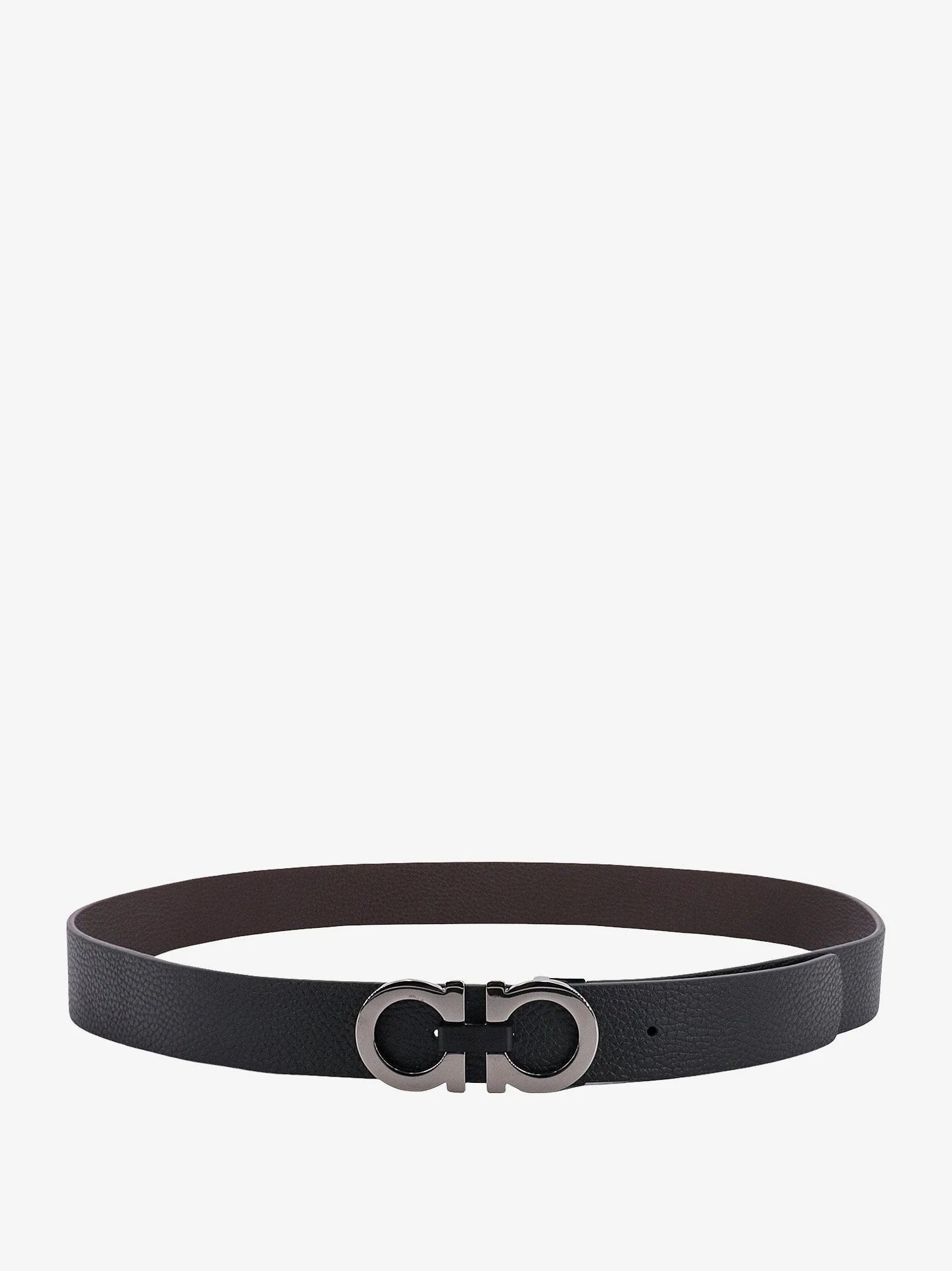 Reversible leather belt