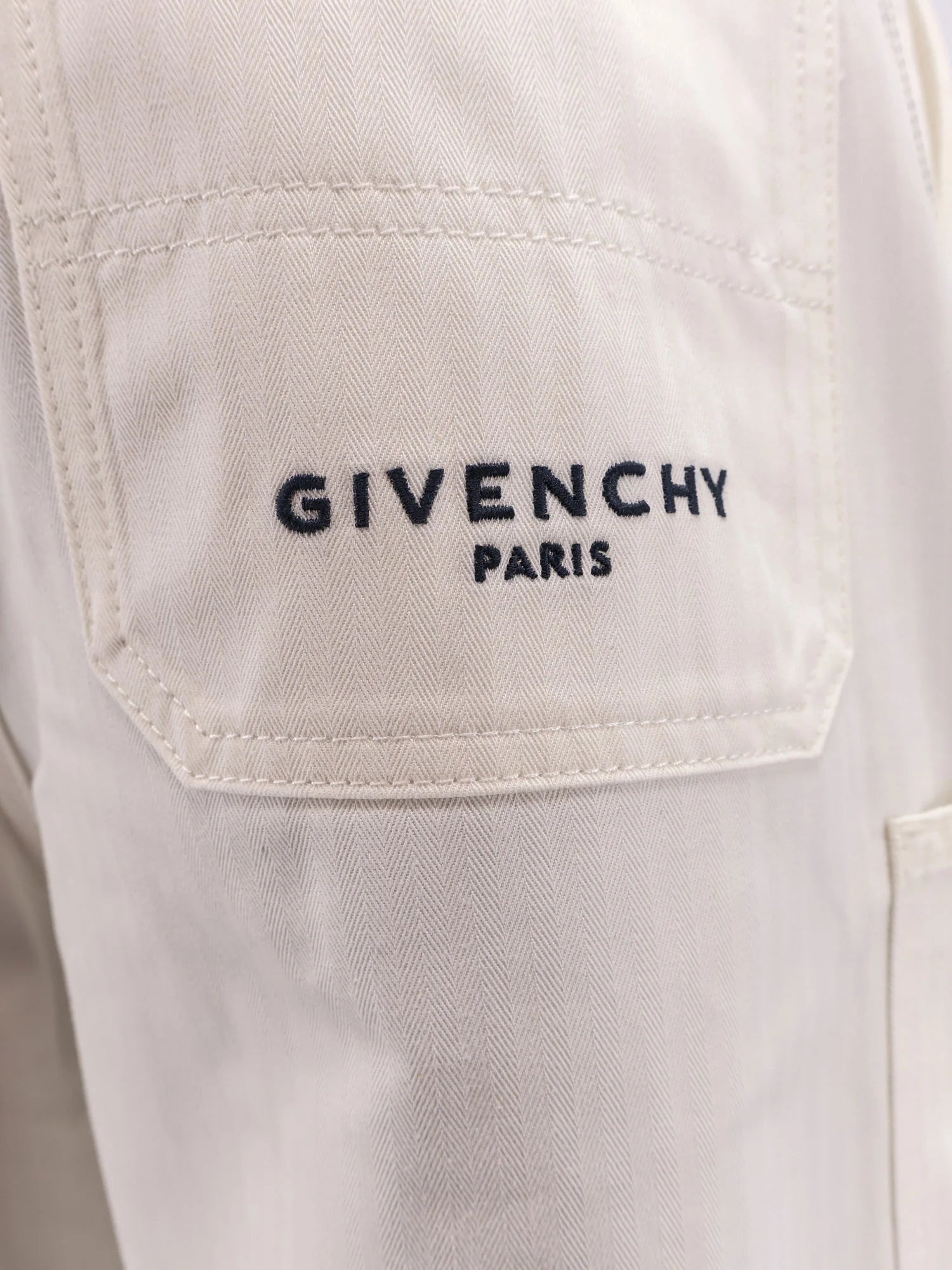 Cotton bermuda shorts with Logo embroidery