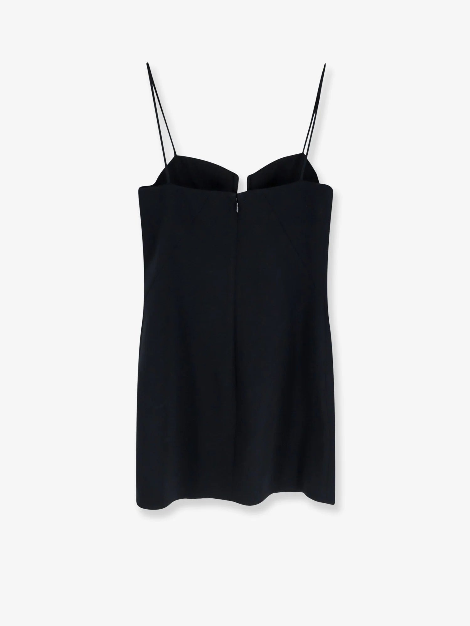 Cutaway Satin Mini Dress