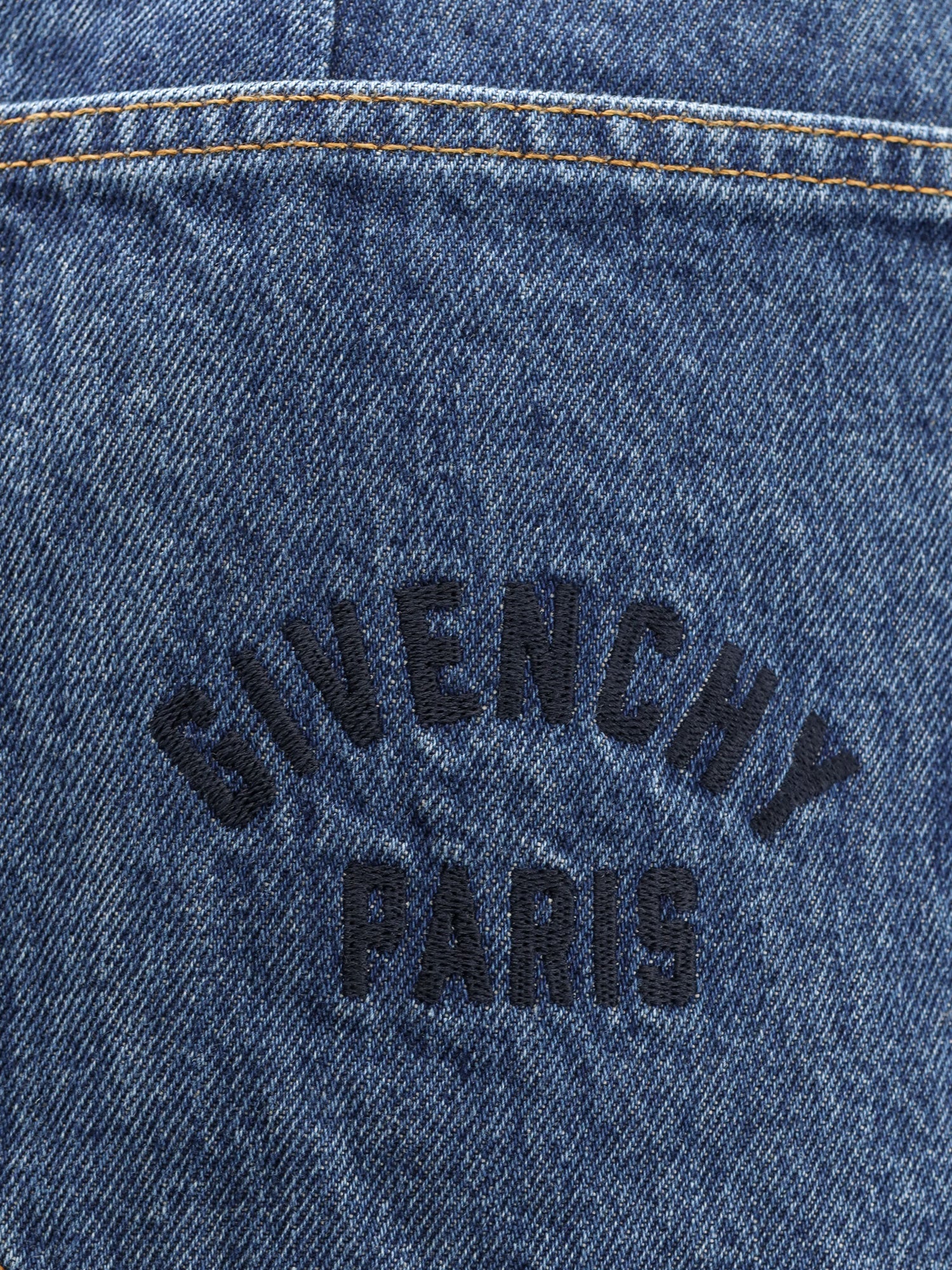 Denim mini skirt
