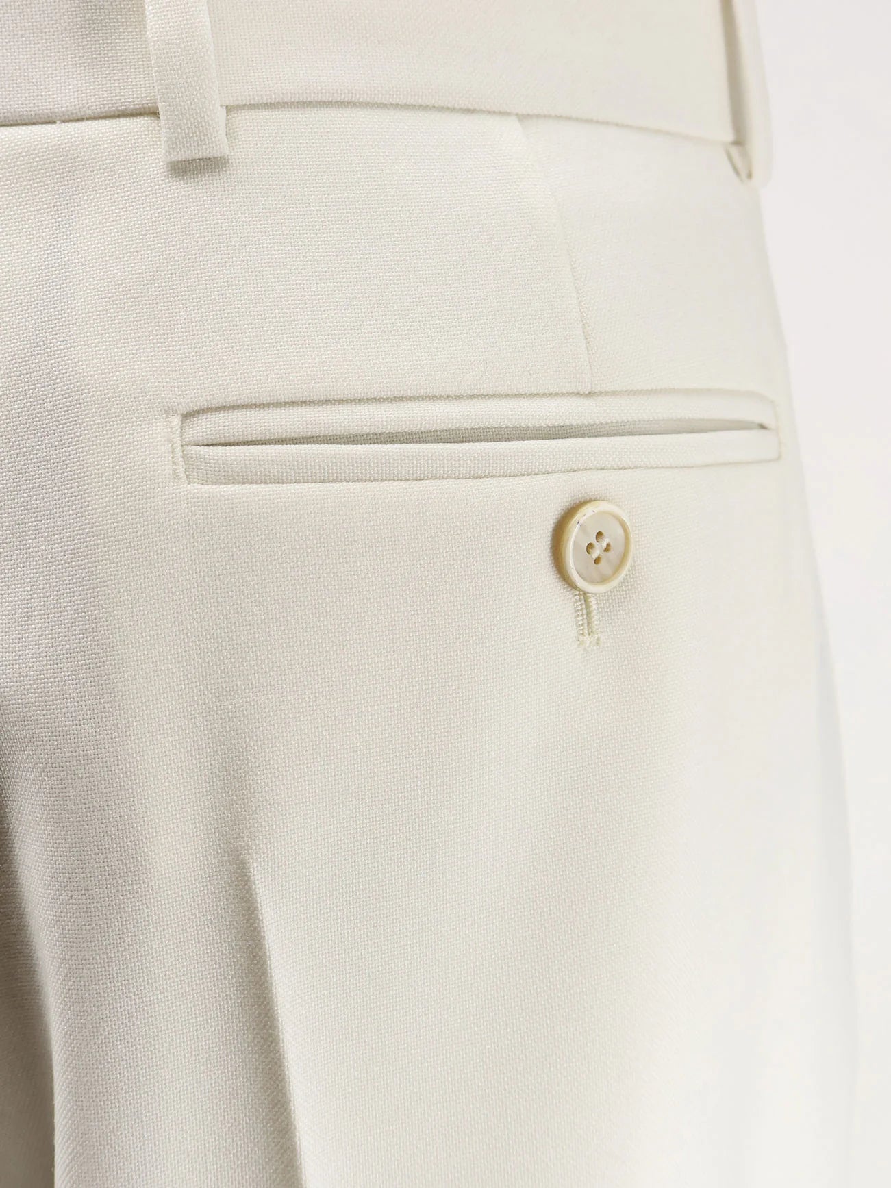 Wool and mohair trousers