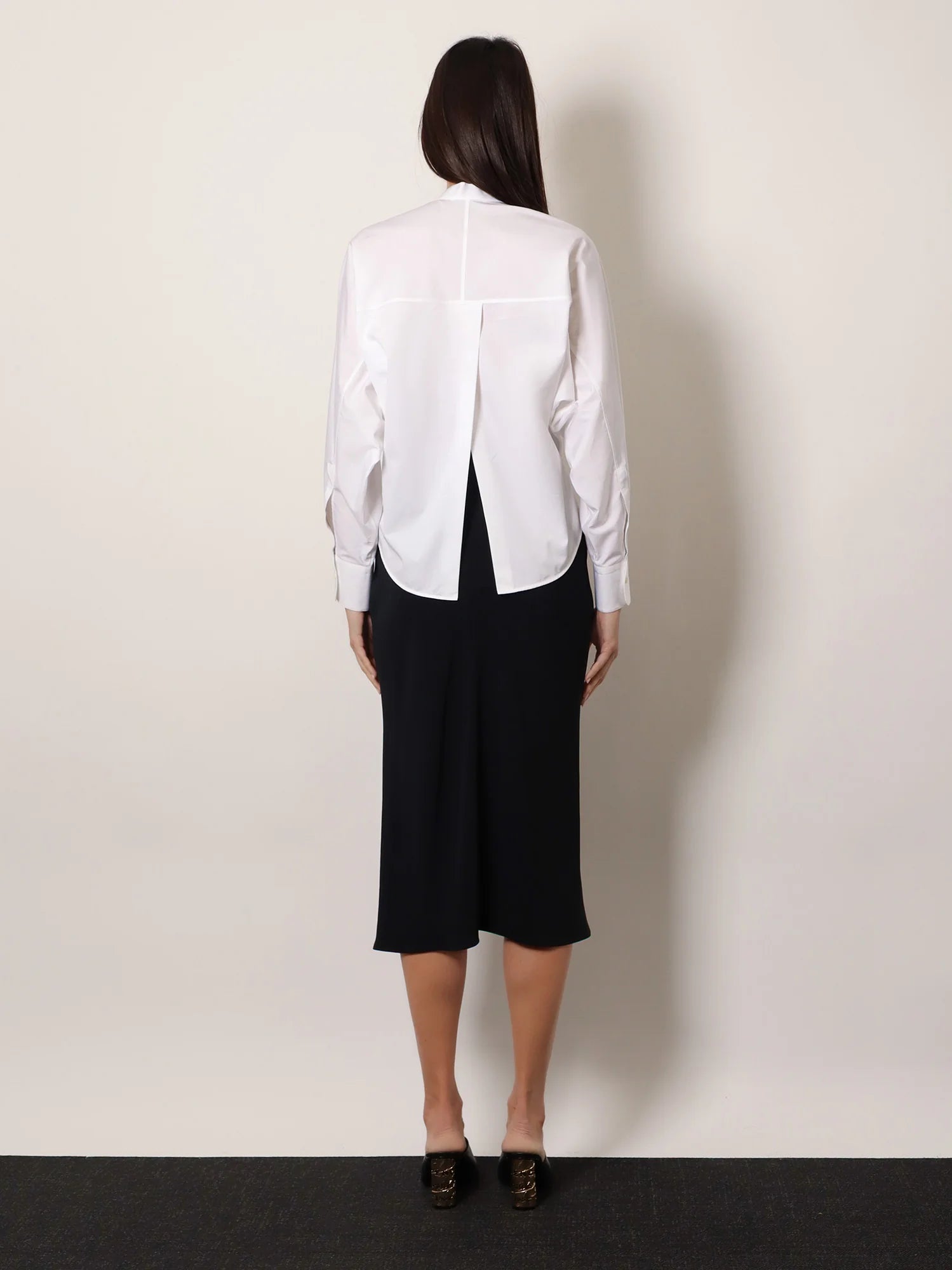 Open Back cotton shirt