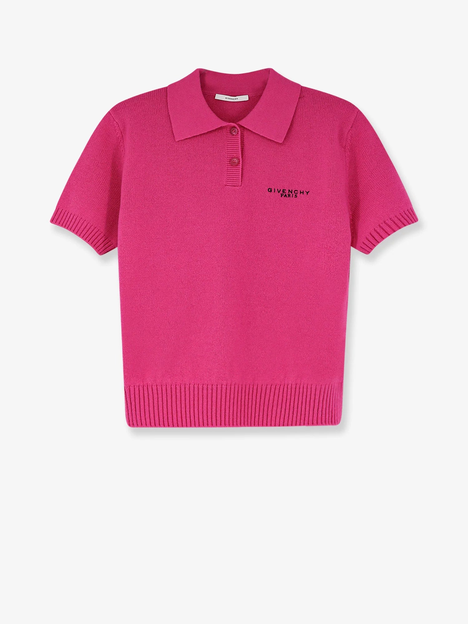 Wool and cashmere polo shirt