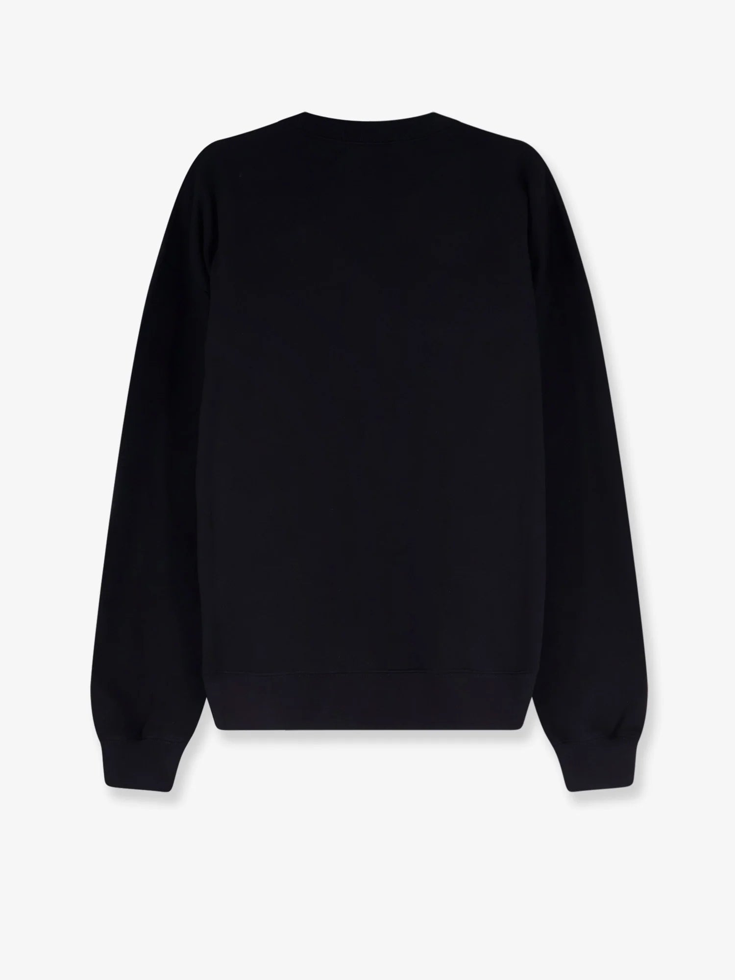 Cotton sweatshirt with frontal embossed logo