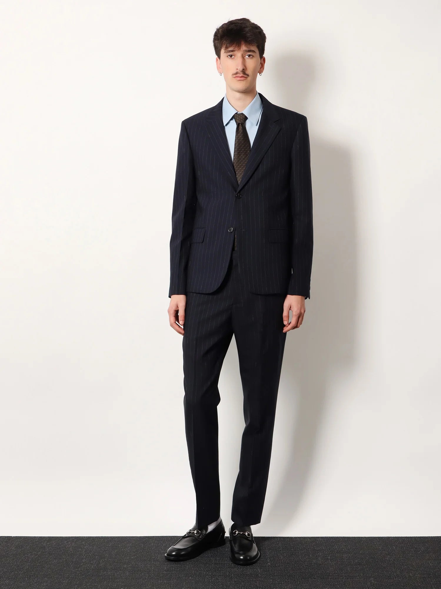 Gucci pinstripe wool trousers