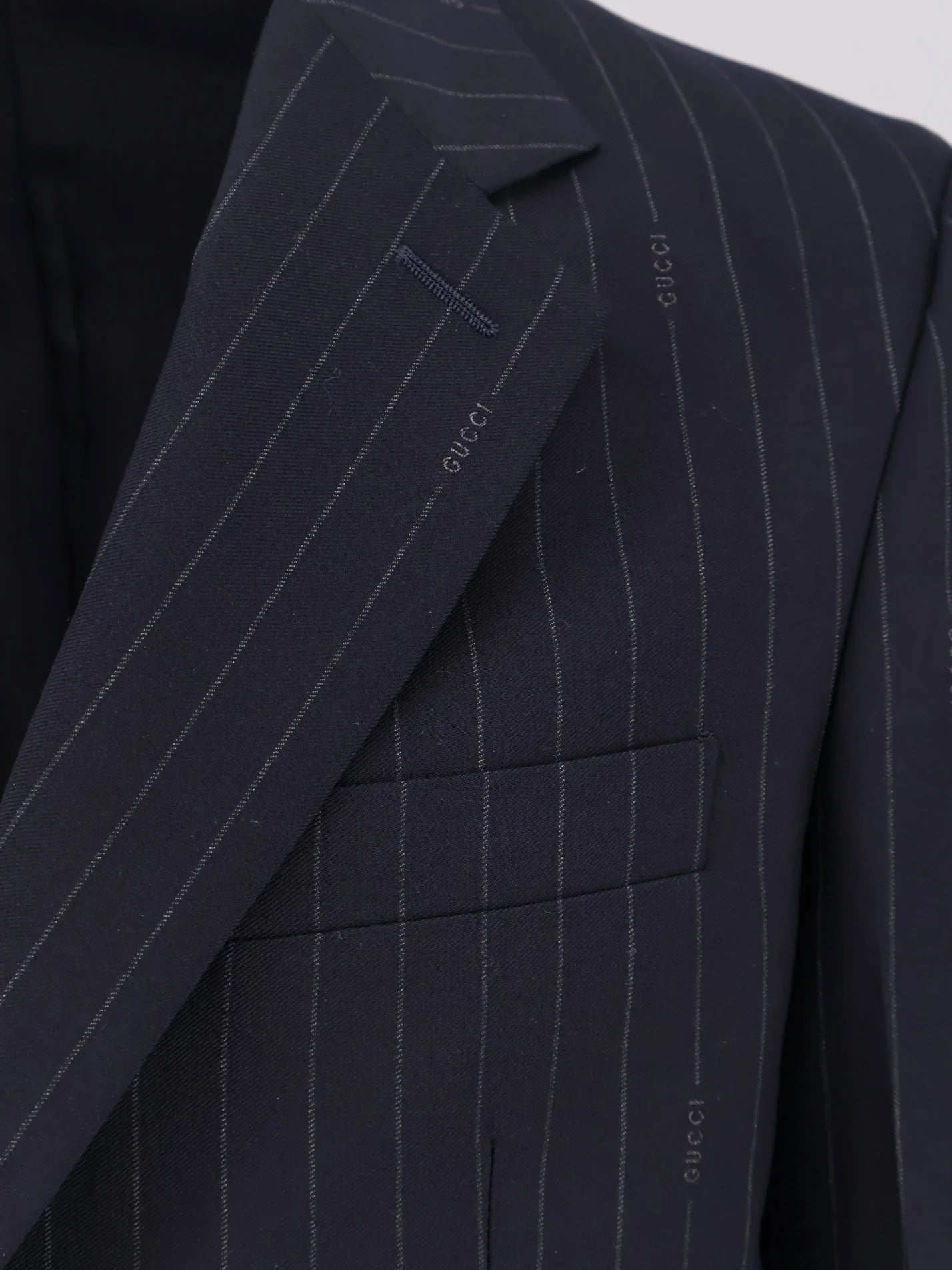 Gucci pinstripe wool single-breasted blazer