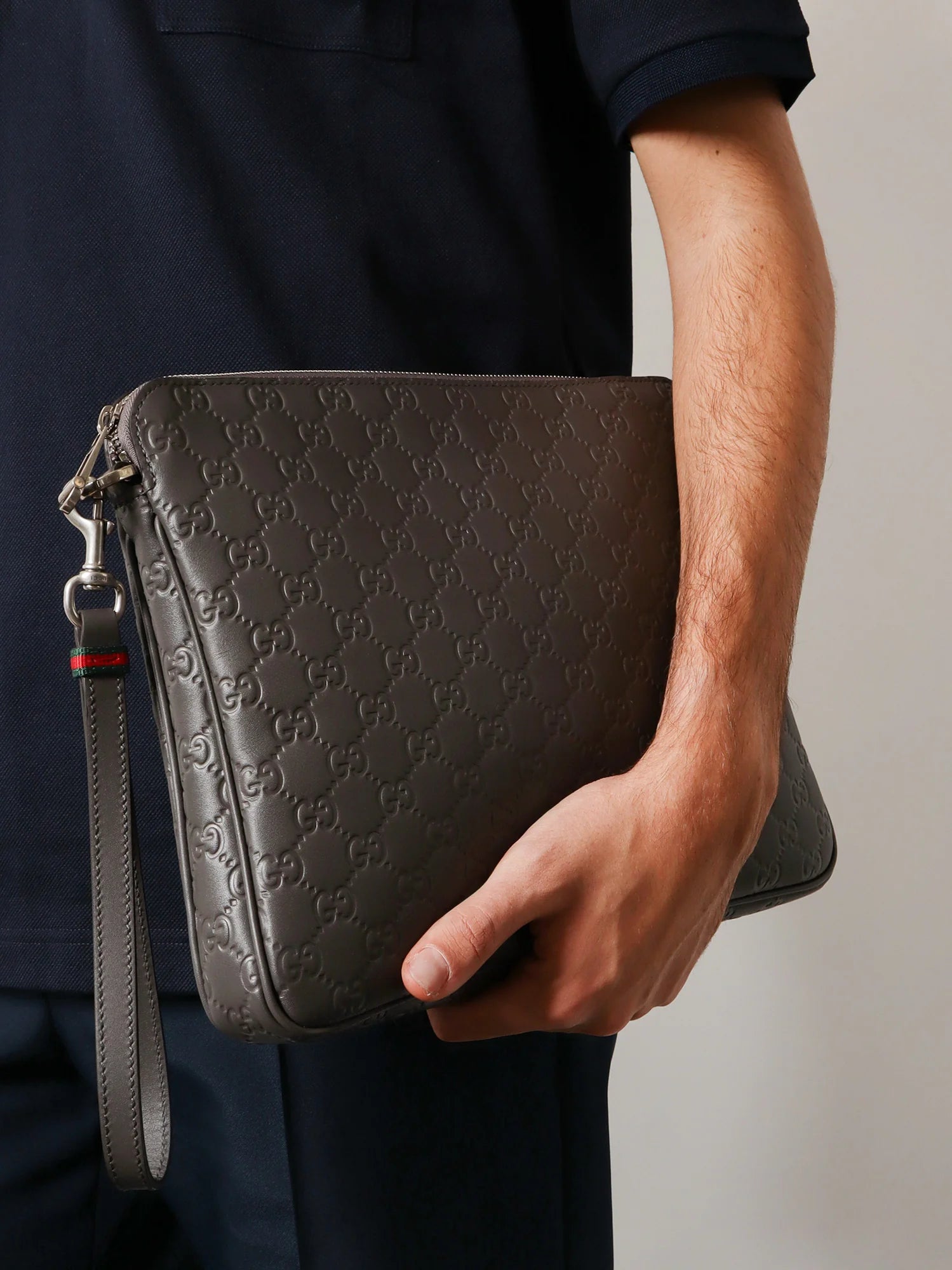 GG Emblem leather crossbody bag