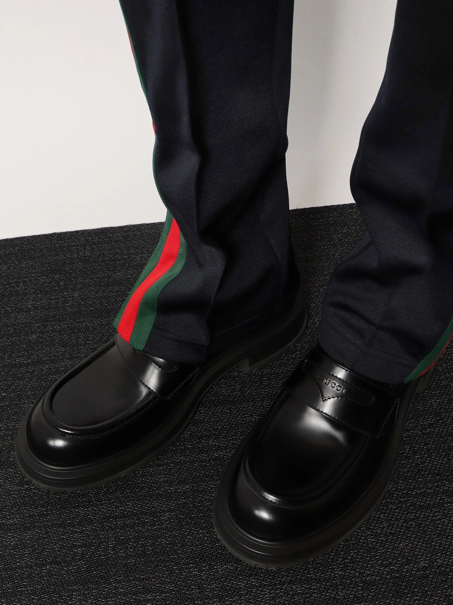 Leather loafers