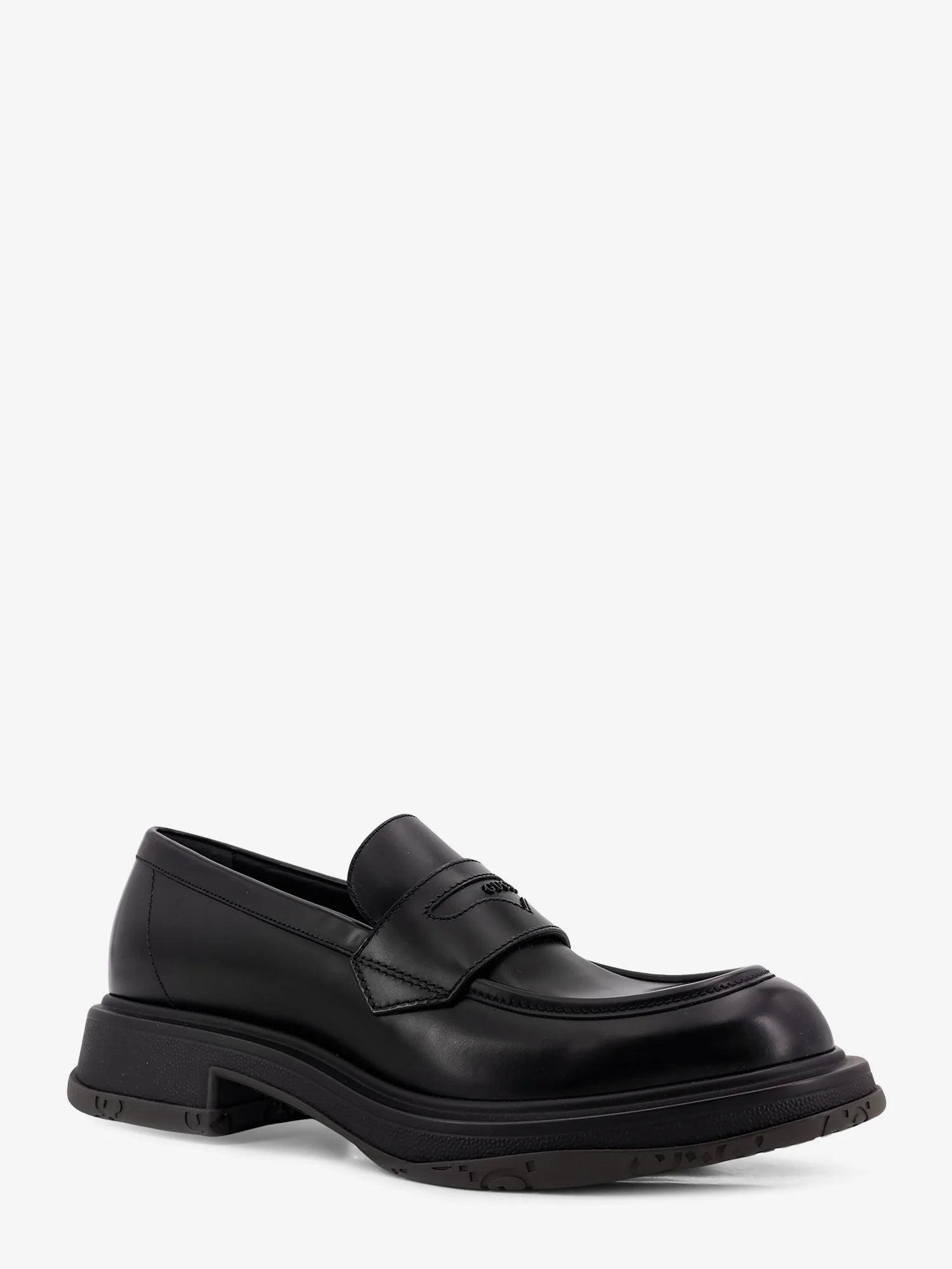 Leather loafers
