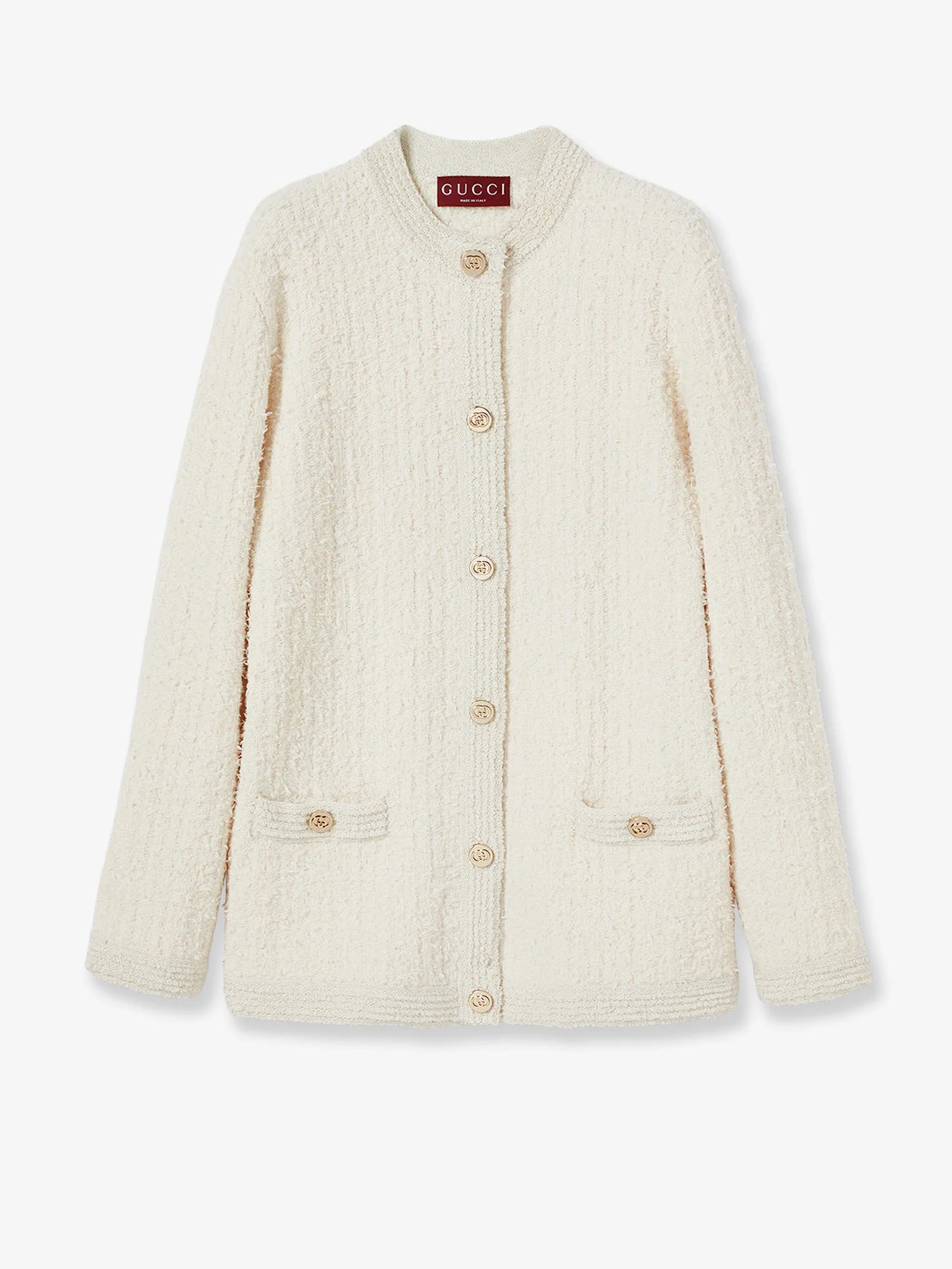 Wool and cotton blend cardigan