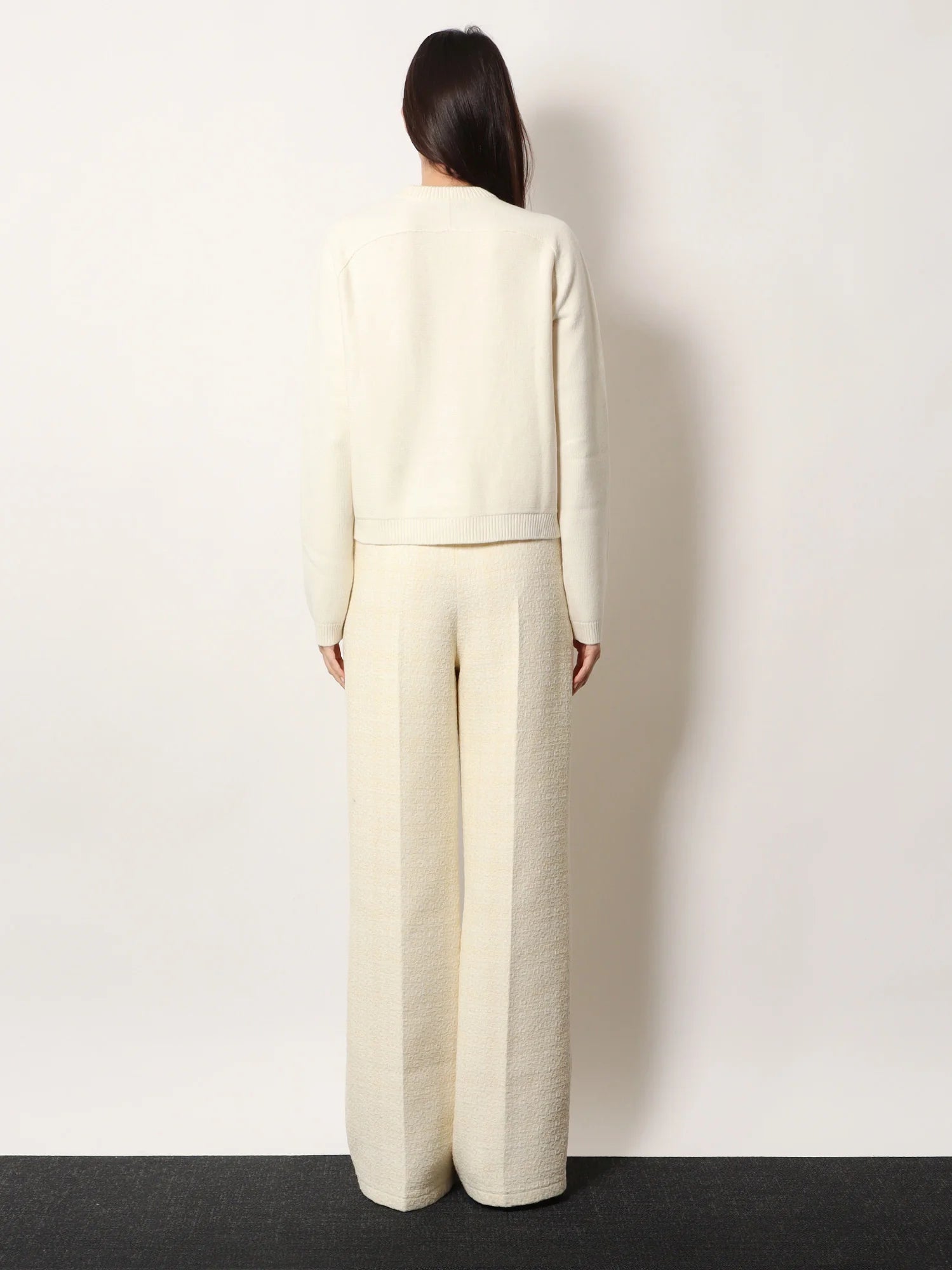 Wool and cashmere cardigan with metal Horsebit