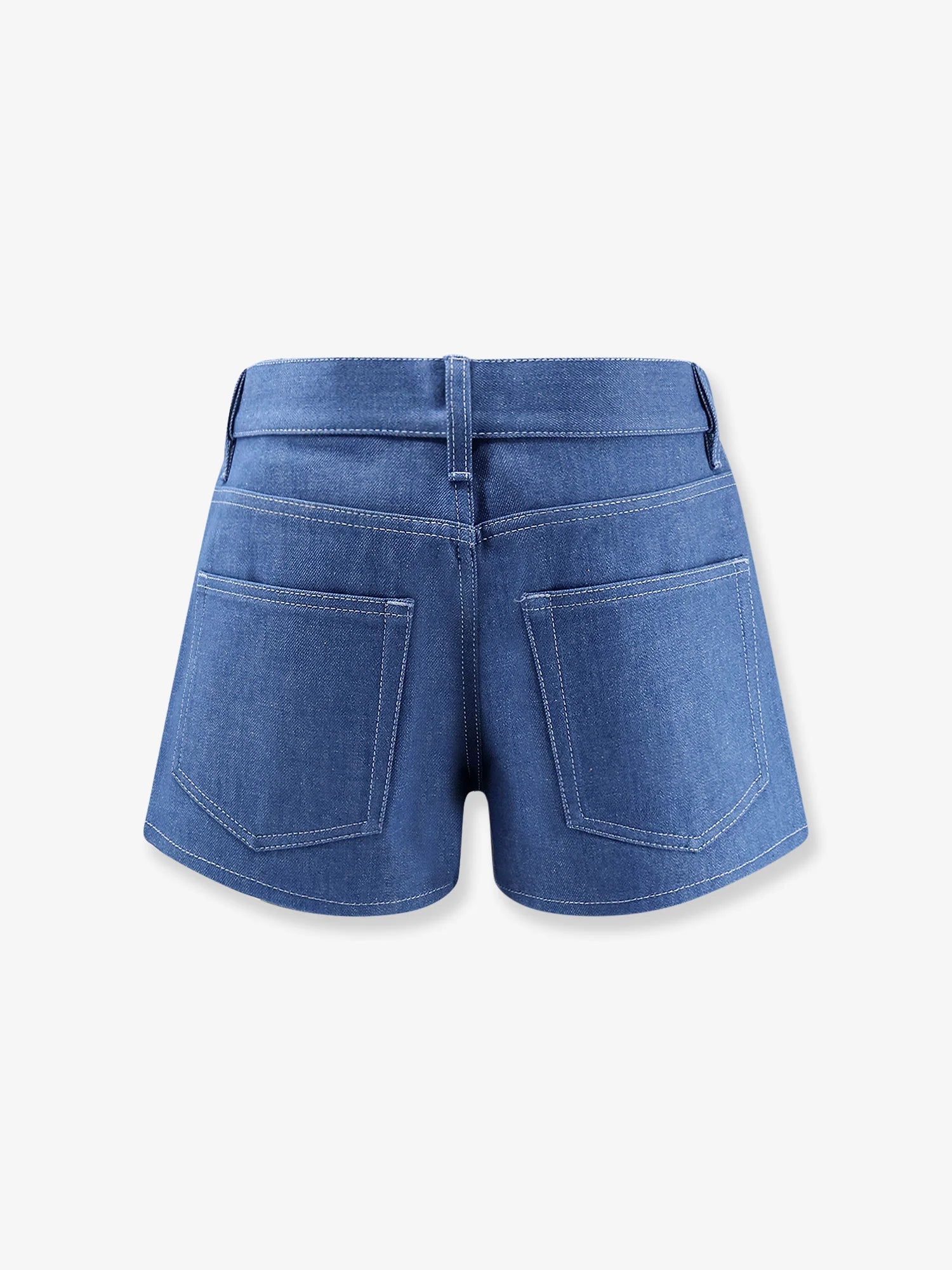 Cotton shorts with frontal iconic Horsebits