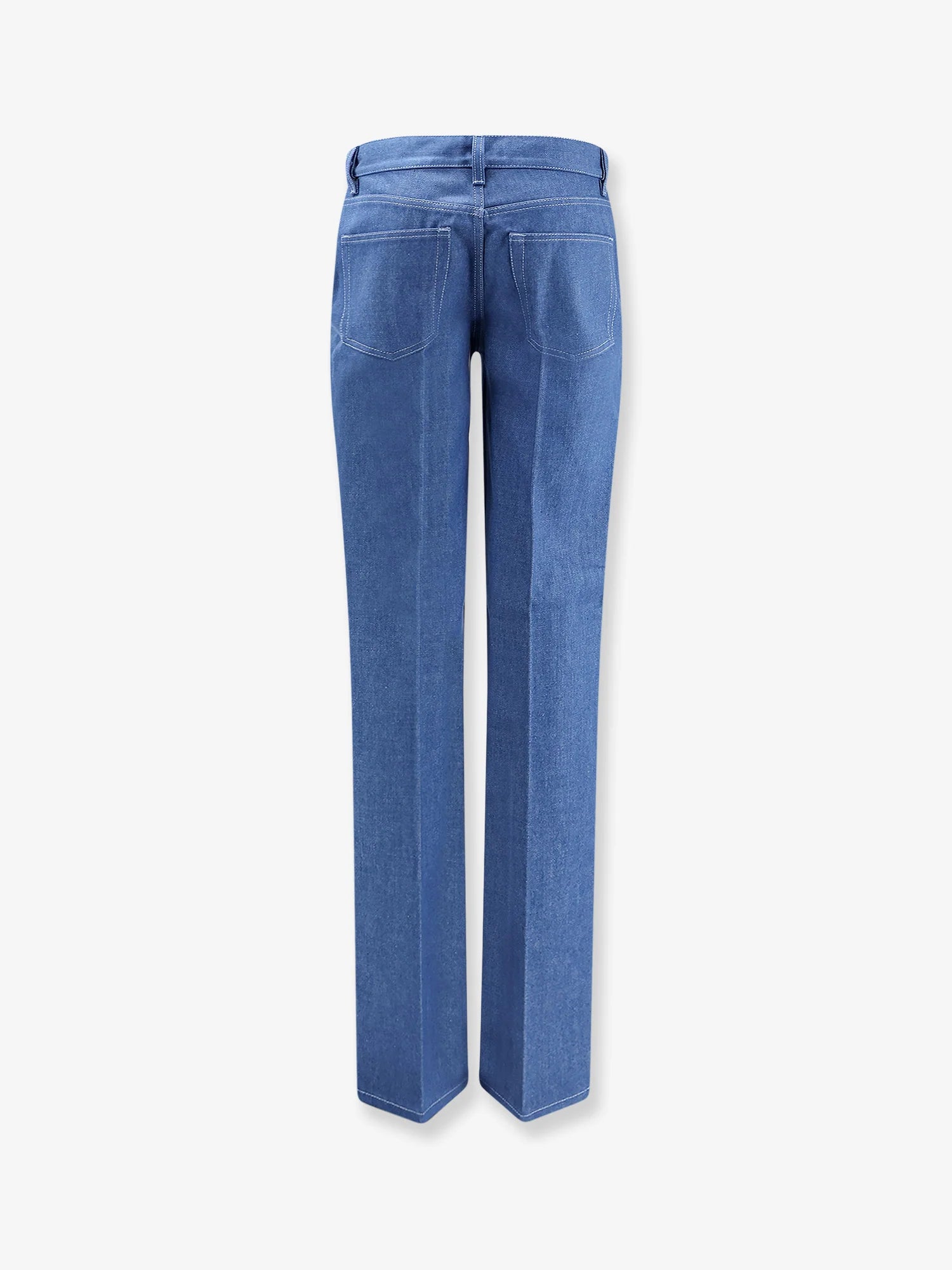 Cotton jeans with iconic frontal Horsebits
