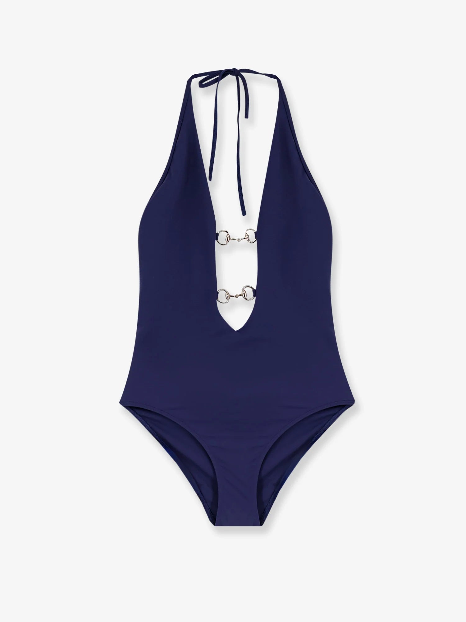 One-piece swimsuit with Horsebit details