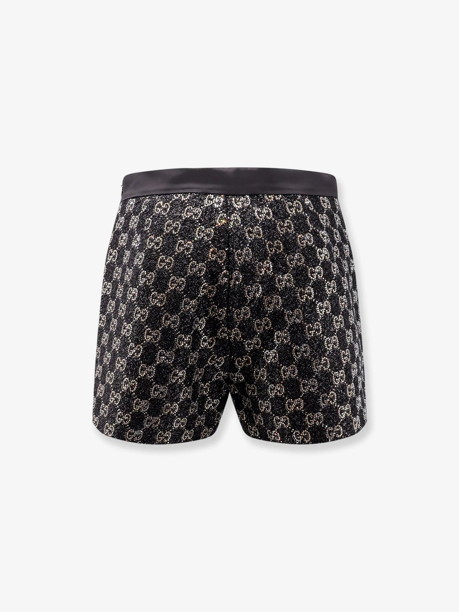 Lightweight Lamé Wool Tweed Shorts