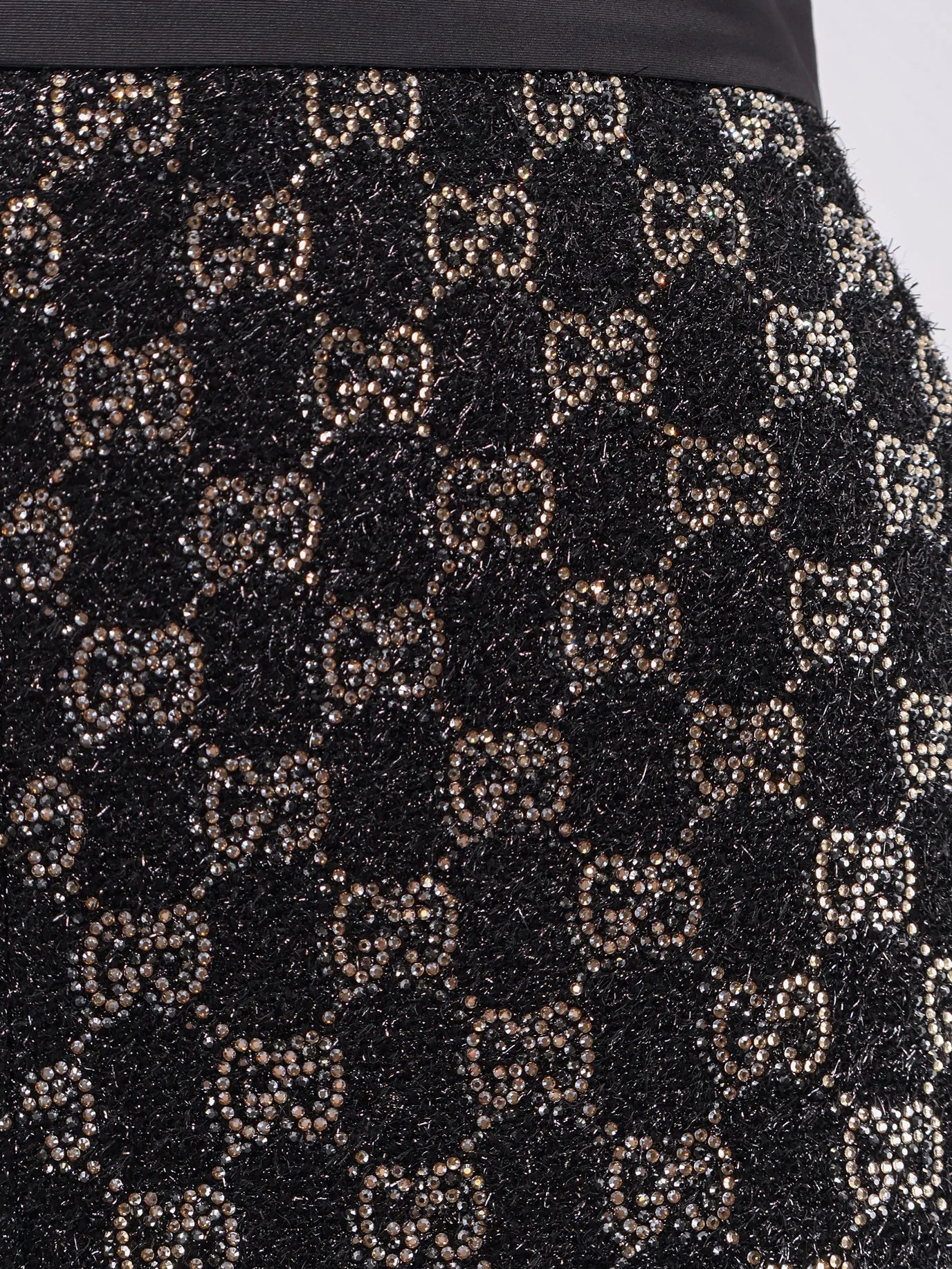 Lightweight Lamé Wool Tweed Shorts
