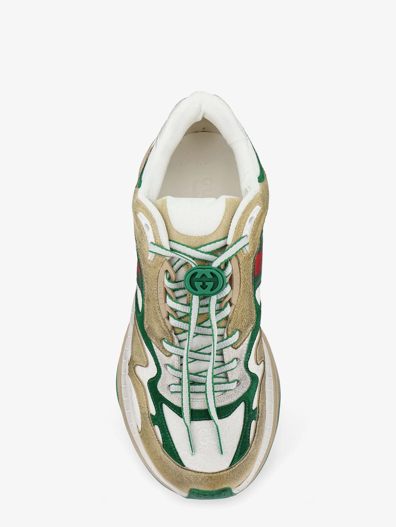 Suede sneakers with side Web detail