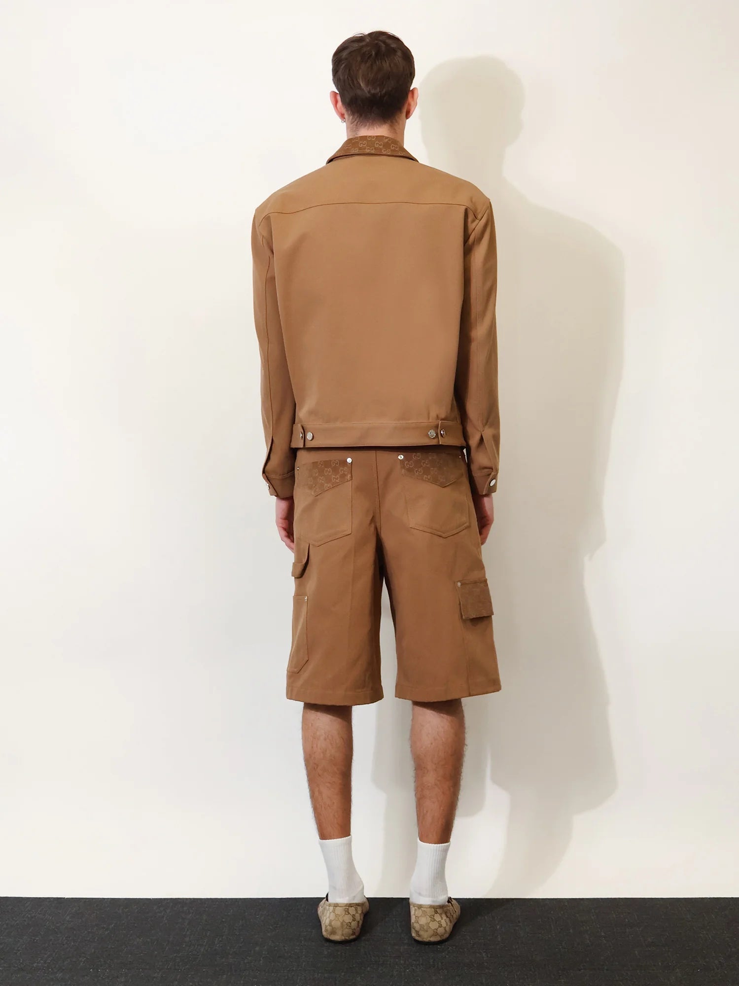 Canvas Jacket with GG details