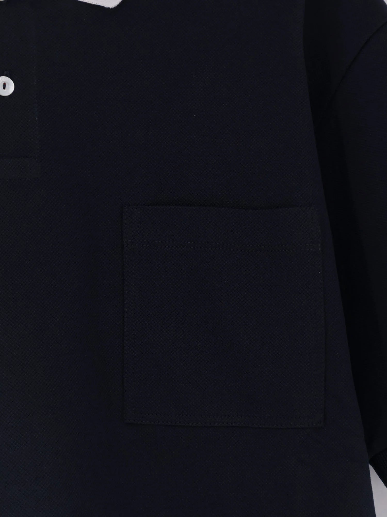 Cotton piquet polo shirt