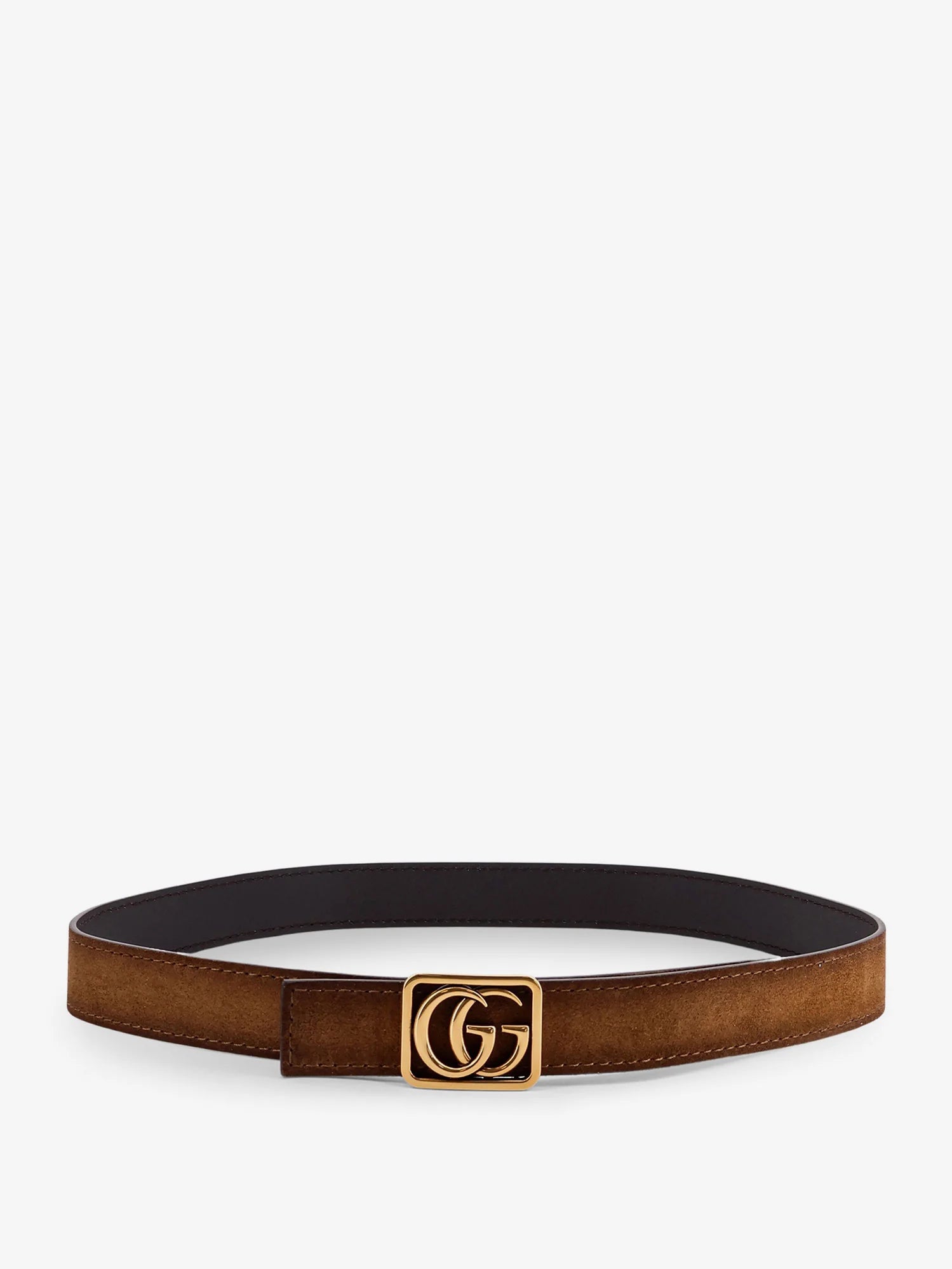 Reversible leather belt