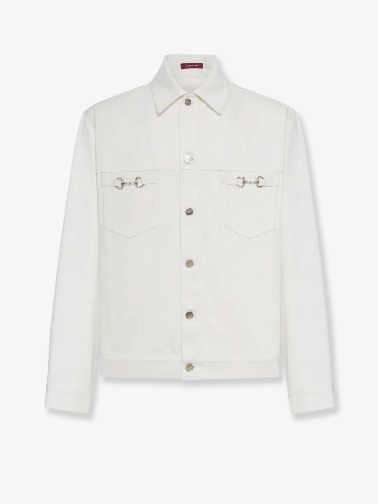 White denim jacket