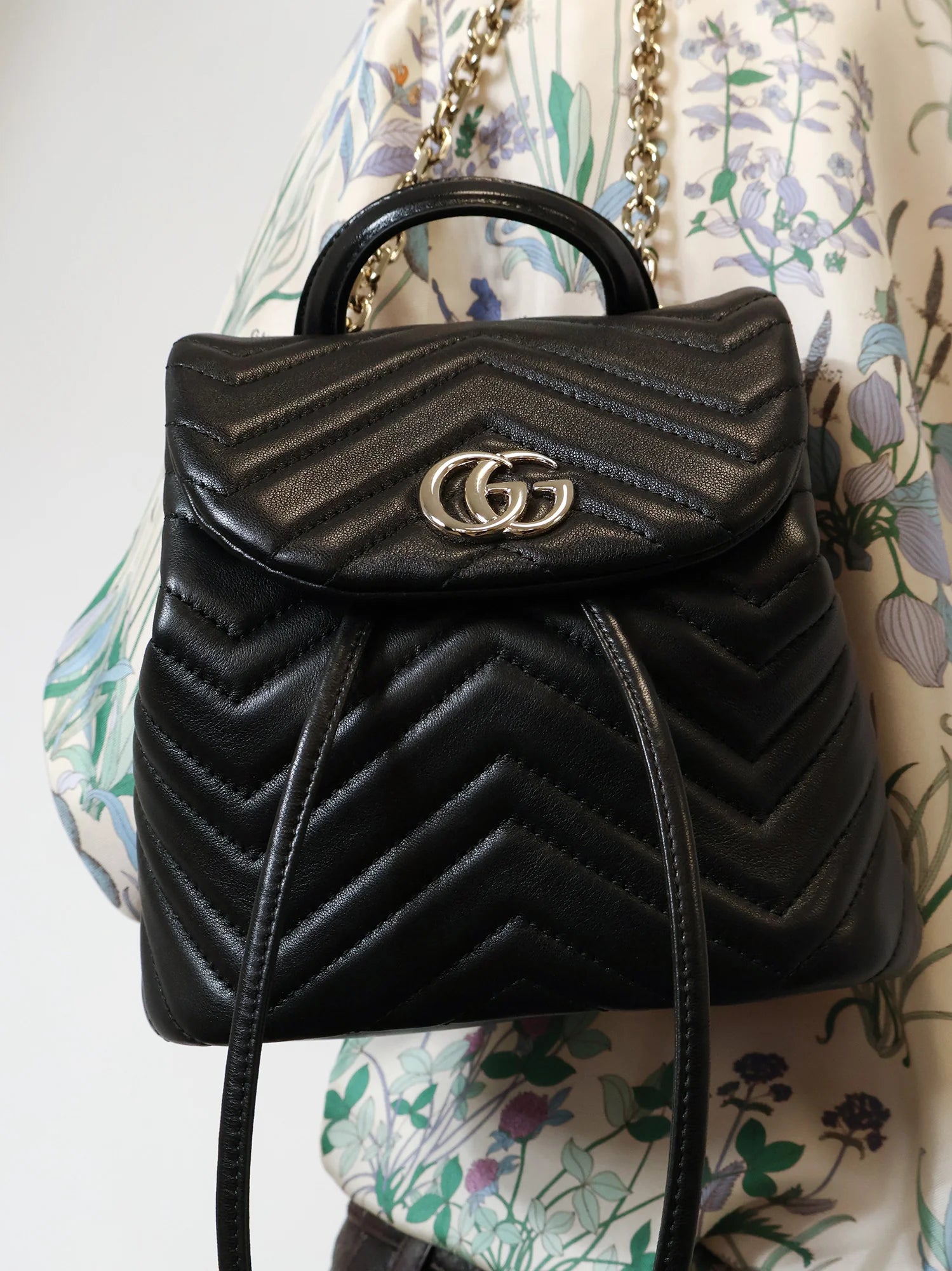 GG Marmont Mini leather backpack