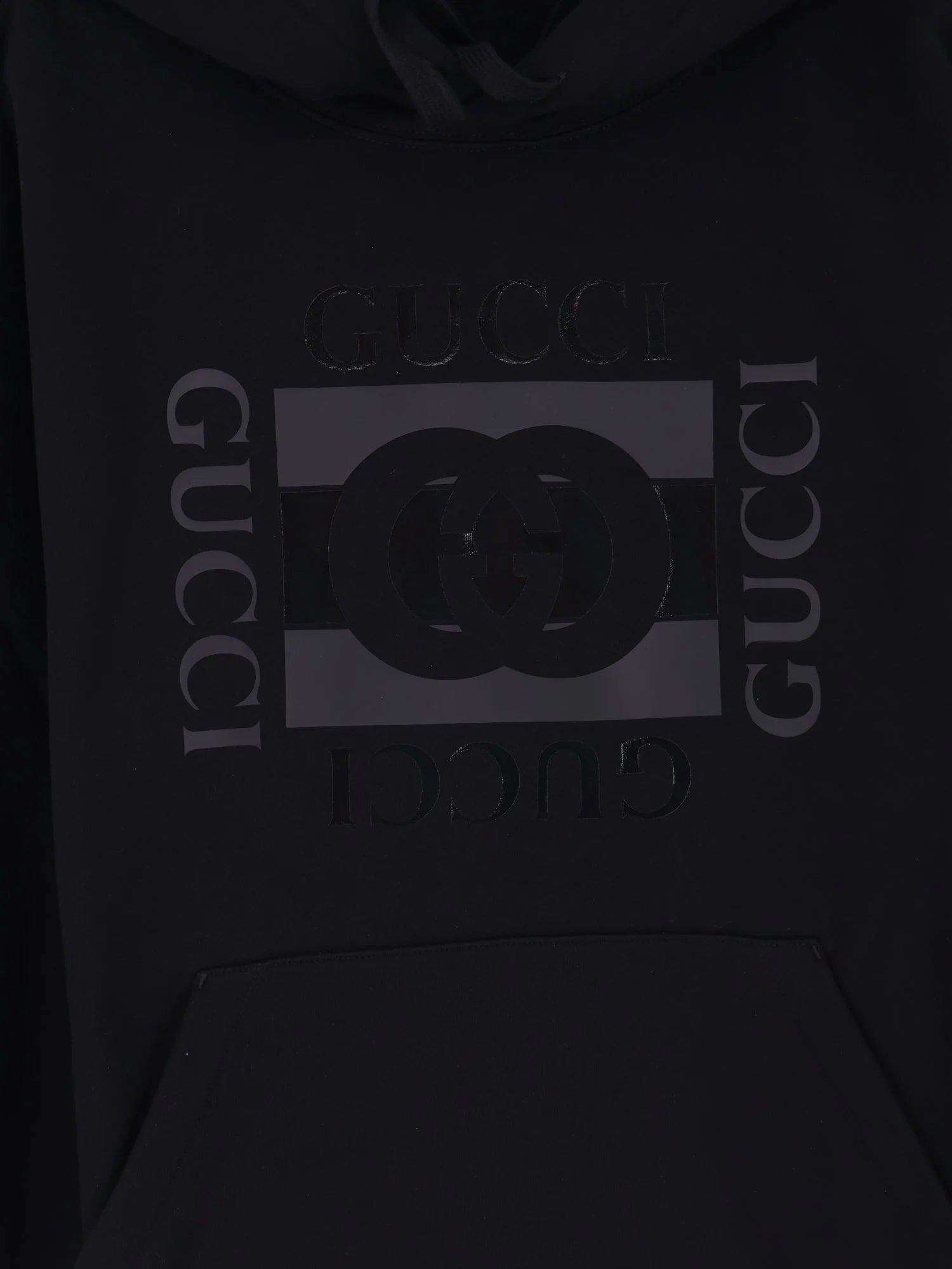 Cotton sweatshirt with GG Incrocio print