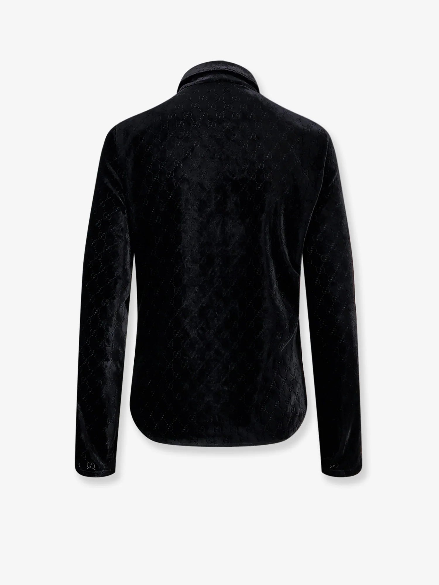 Stretch GG dévoré velvet shirt