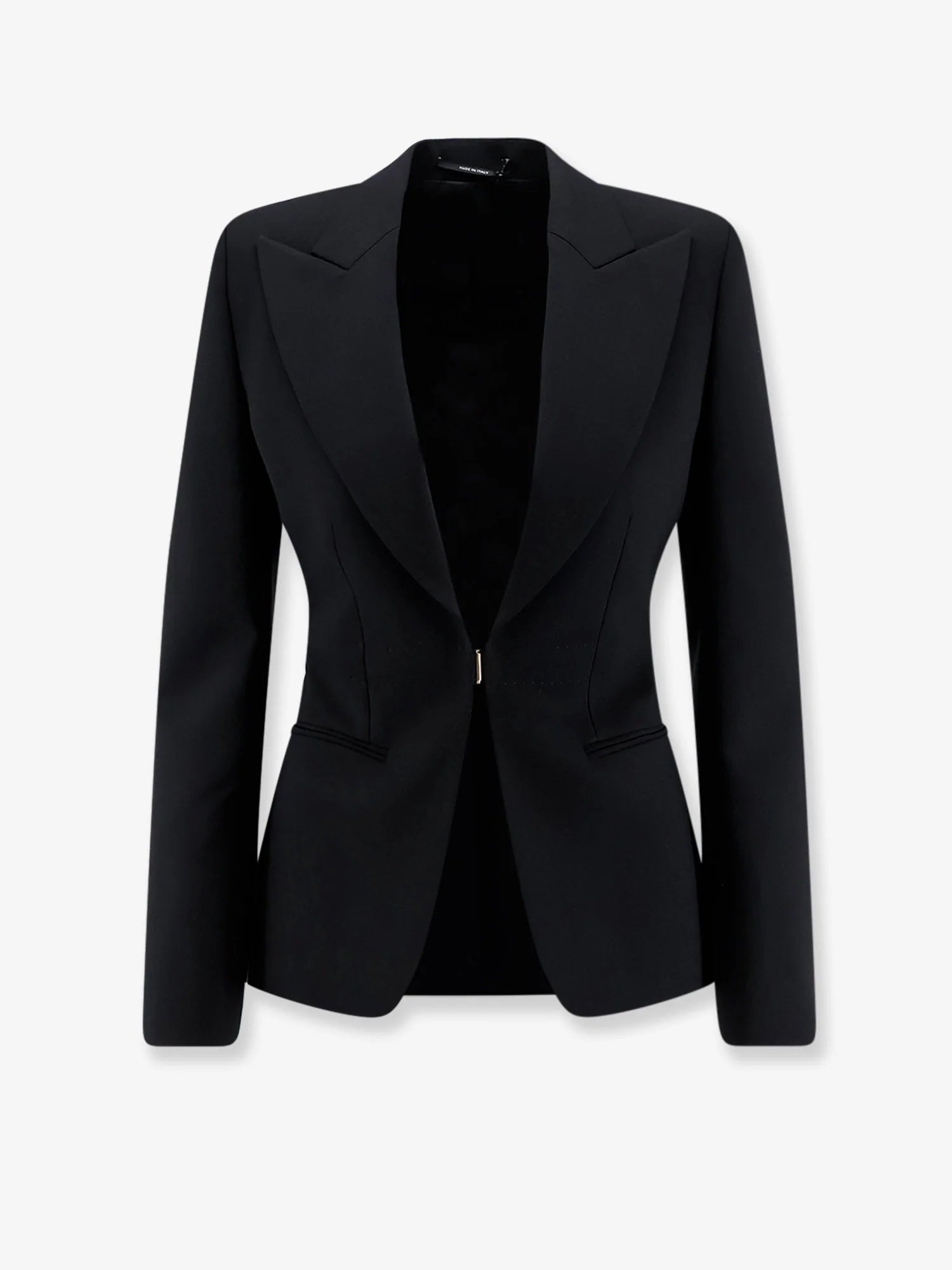 Technical wool blazer