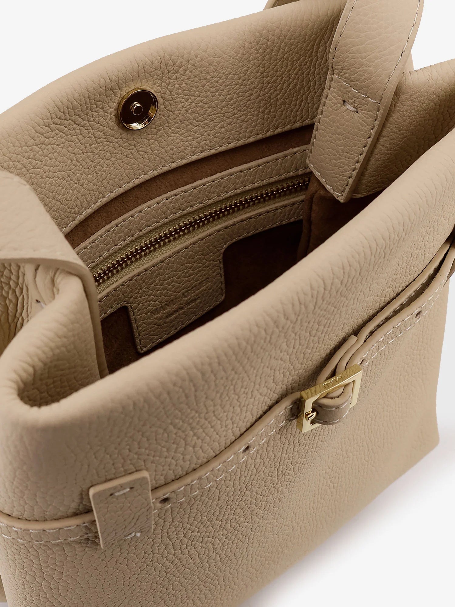 Mini Tote du Jour leather shoulder bag