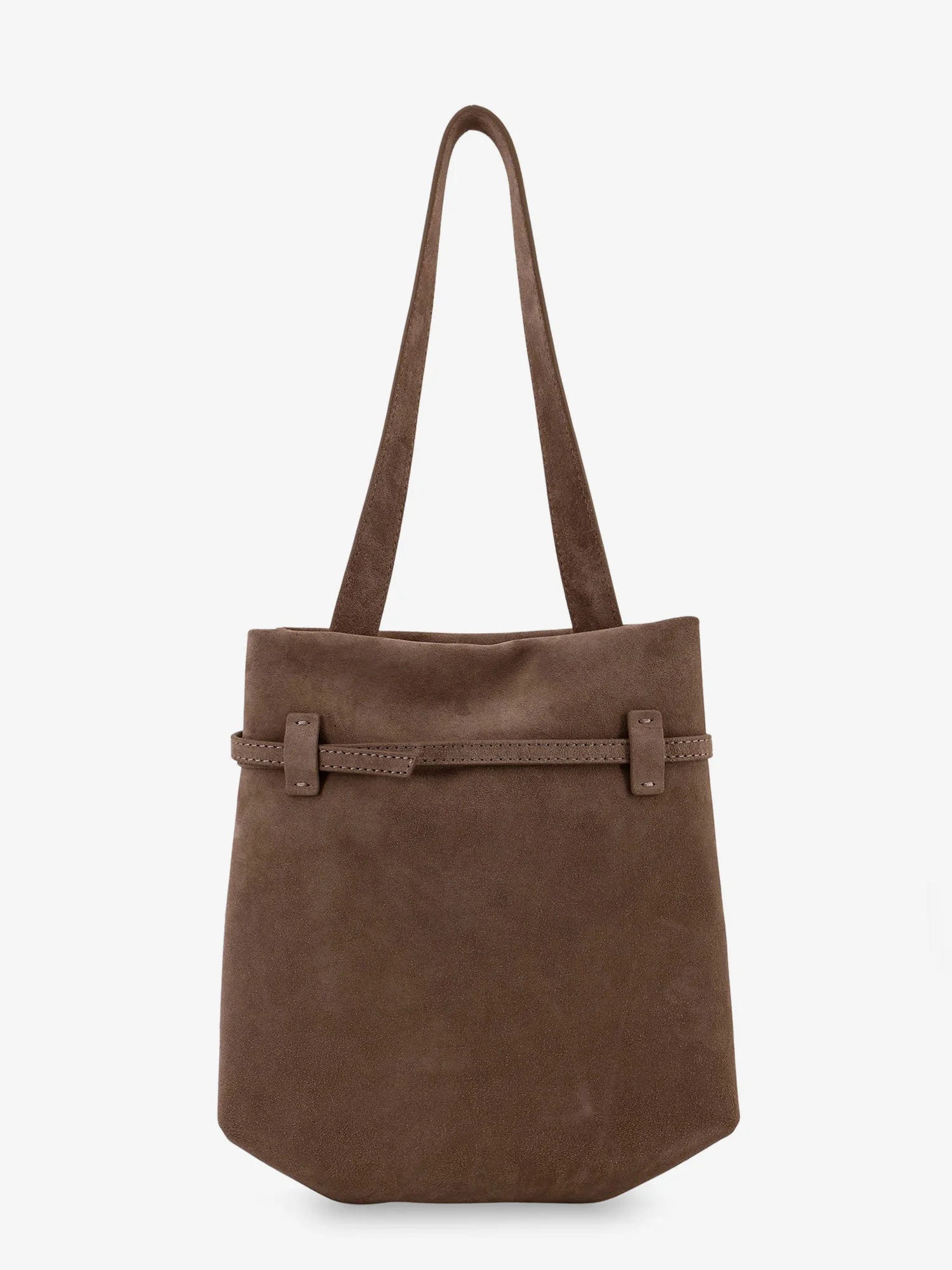 Mini Tote du Jour suede shoulder bag