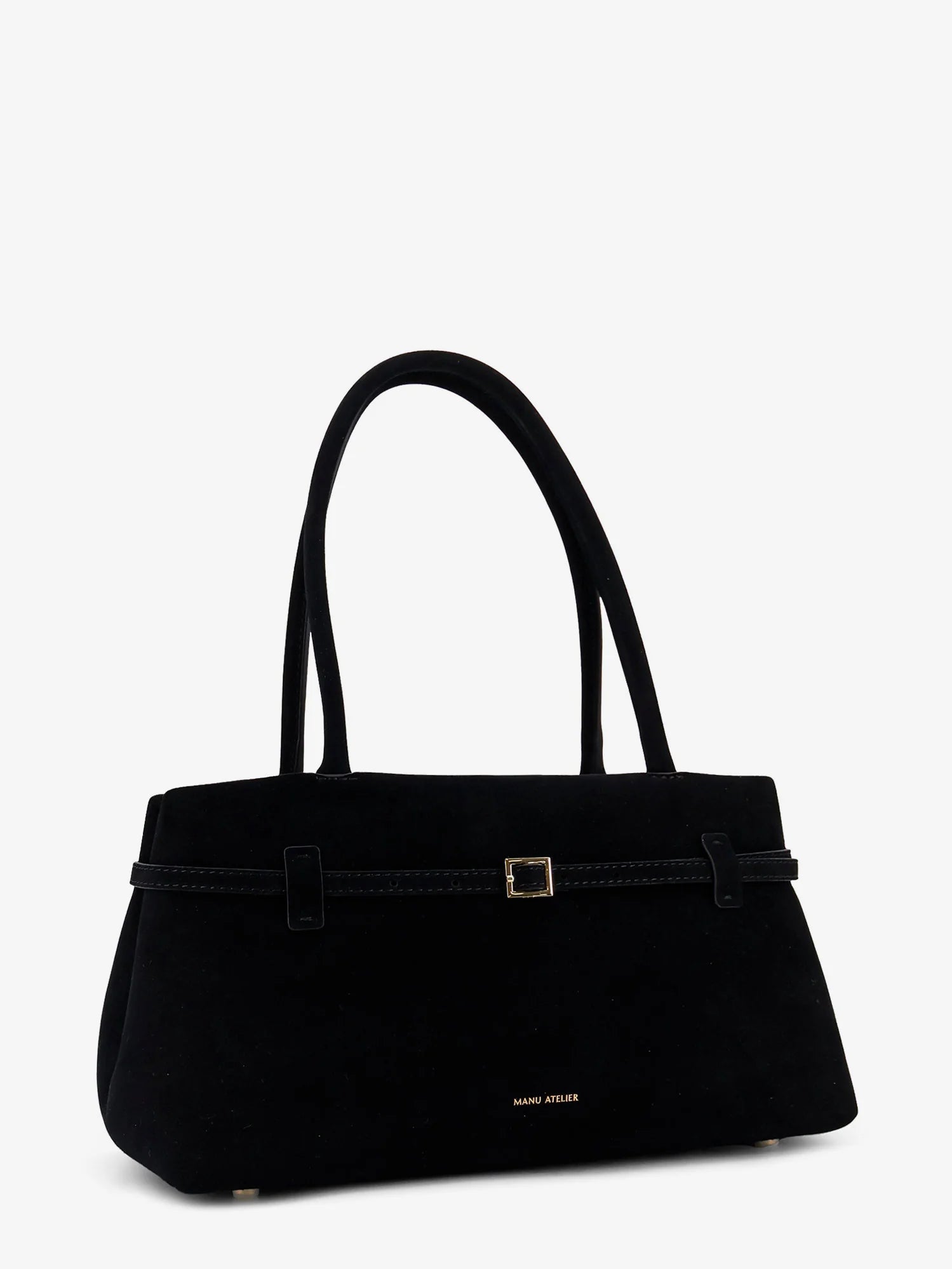 East West Le Cambon suede shoulder bag