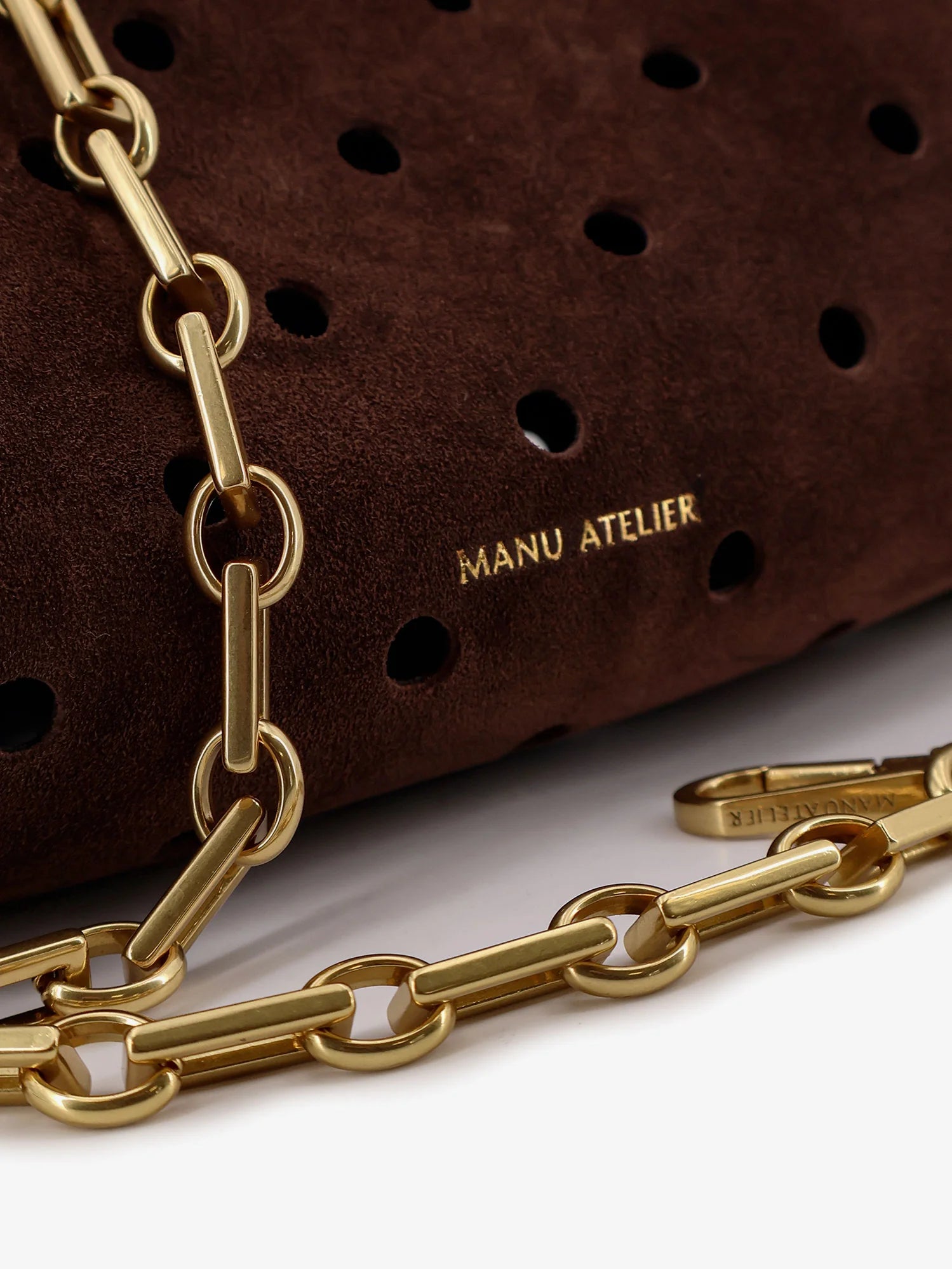 Mini Cylinder suede crossbody bag