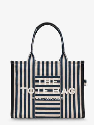 The Large Tote canvas handbag with front embroidered logo